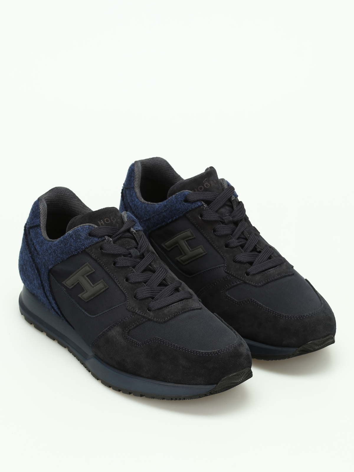 Hogan - H321 felt and suede sneakers 