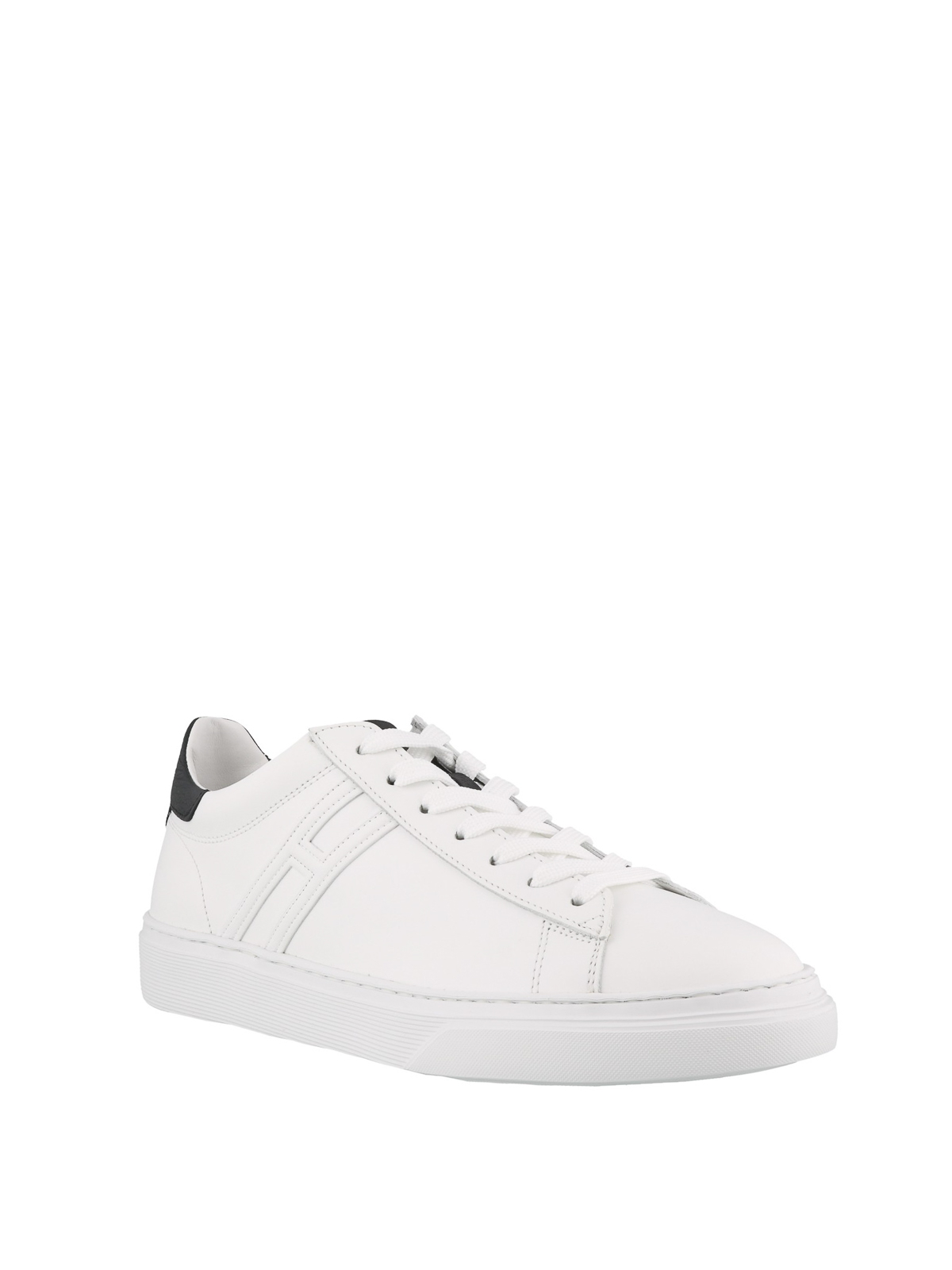 Trainers Hogan - H365 white leather sneakers - HXM3650J960KFN0001