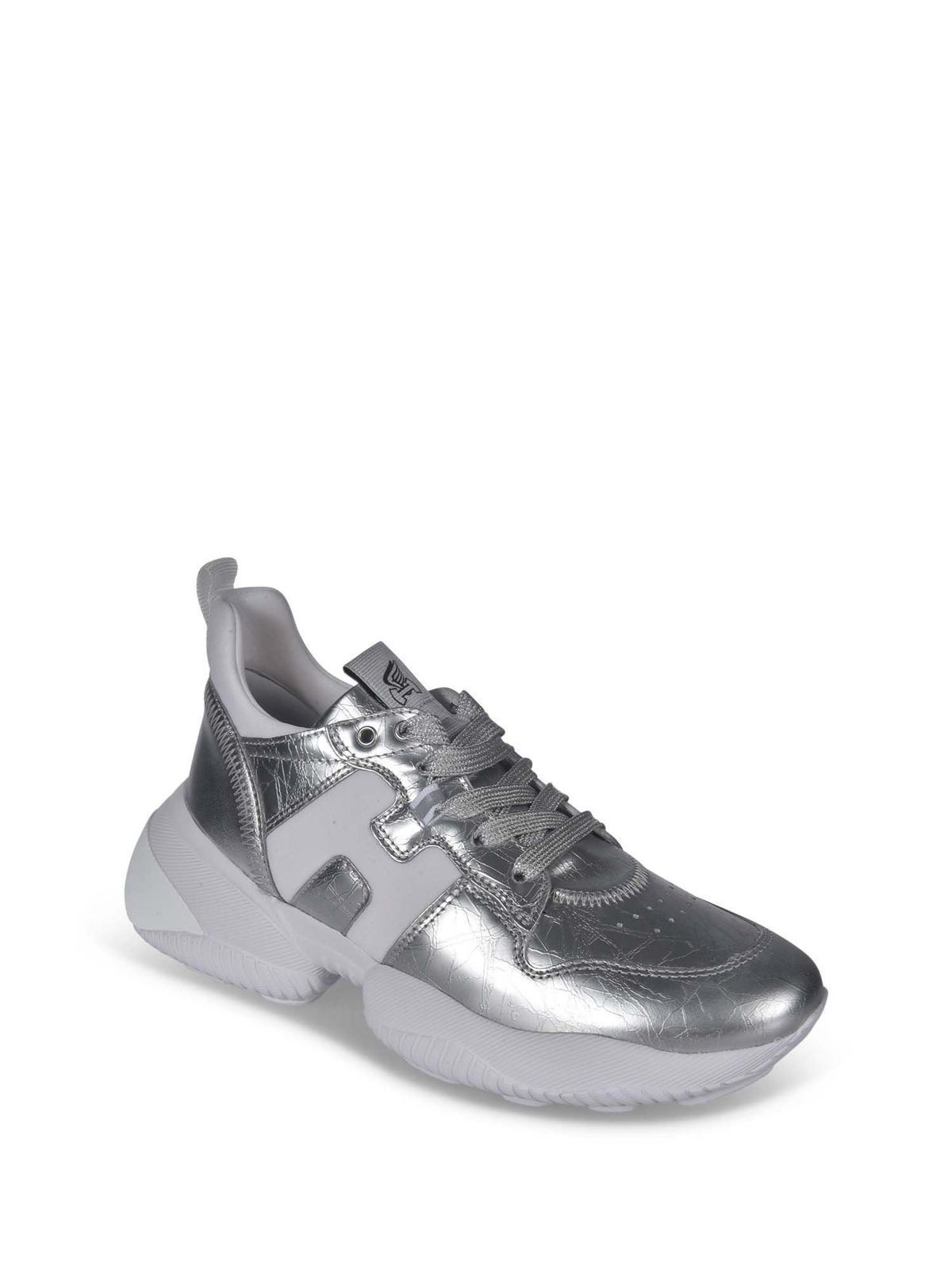 silver trainers