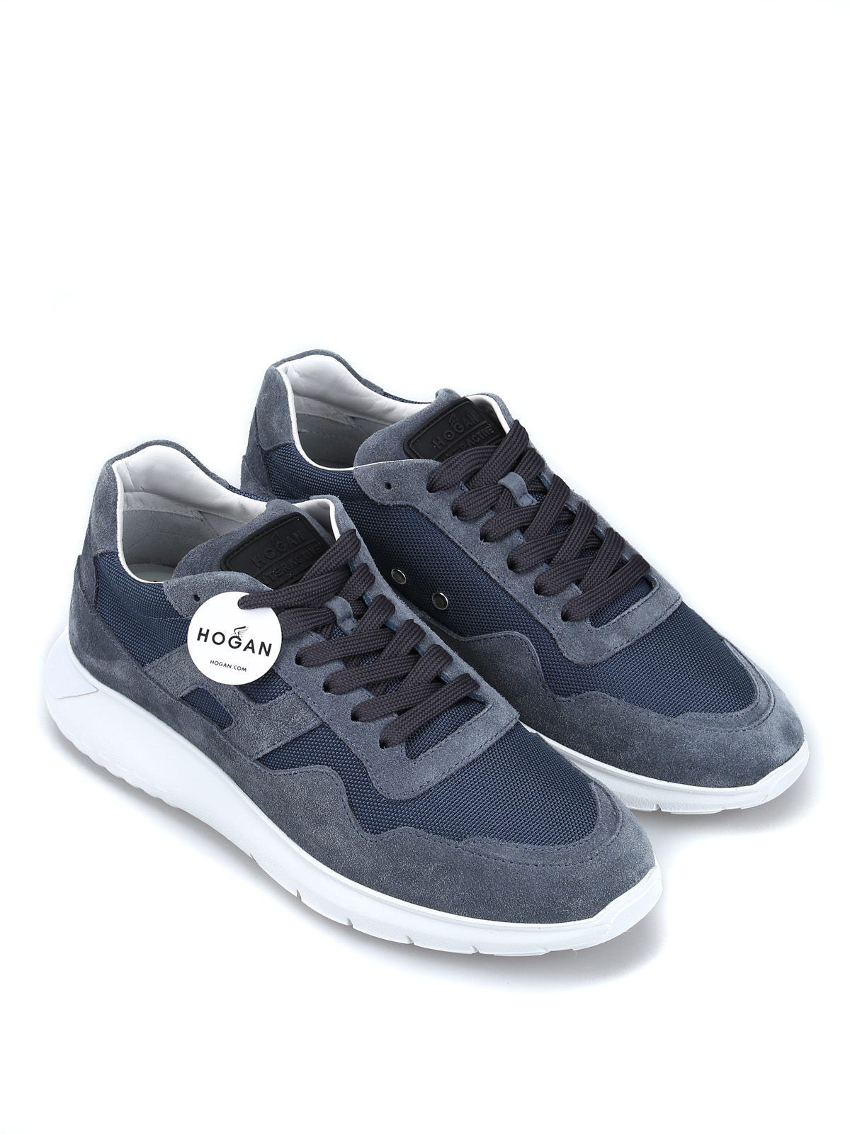 Interactive³ denim blue sneakers 