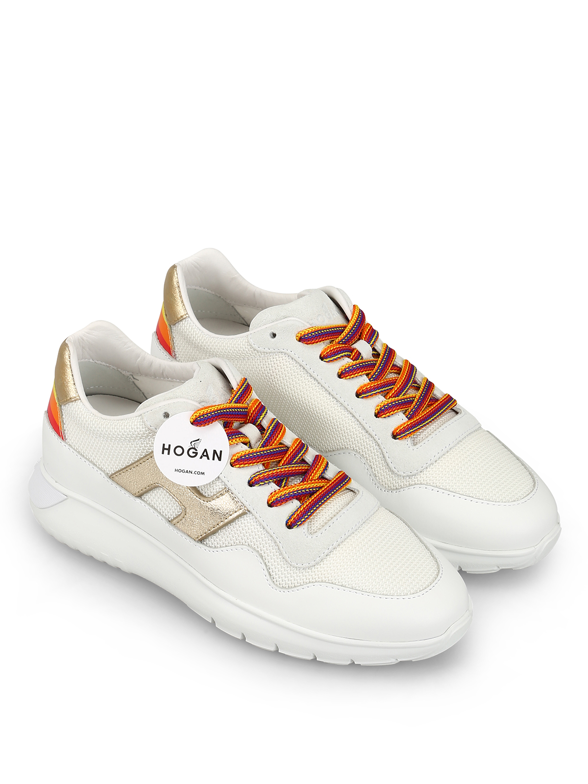Sneakers Hogan - Sneaker Interactive³ con H dorata - HXW3710AP24KKP4085