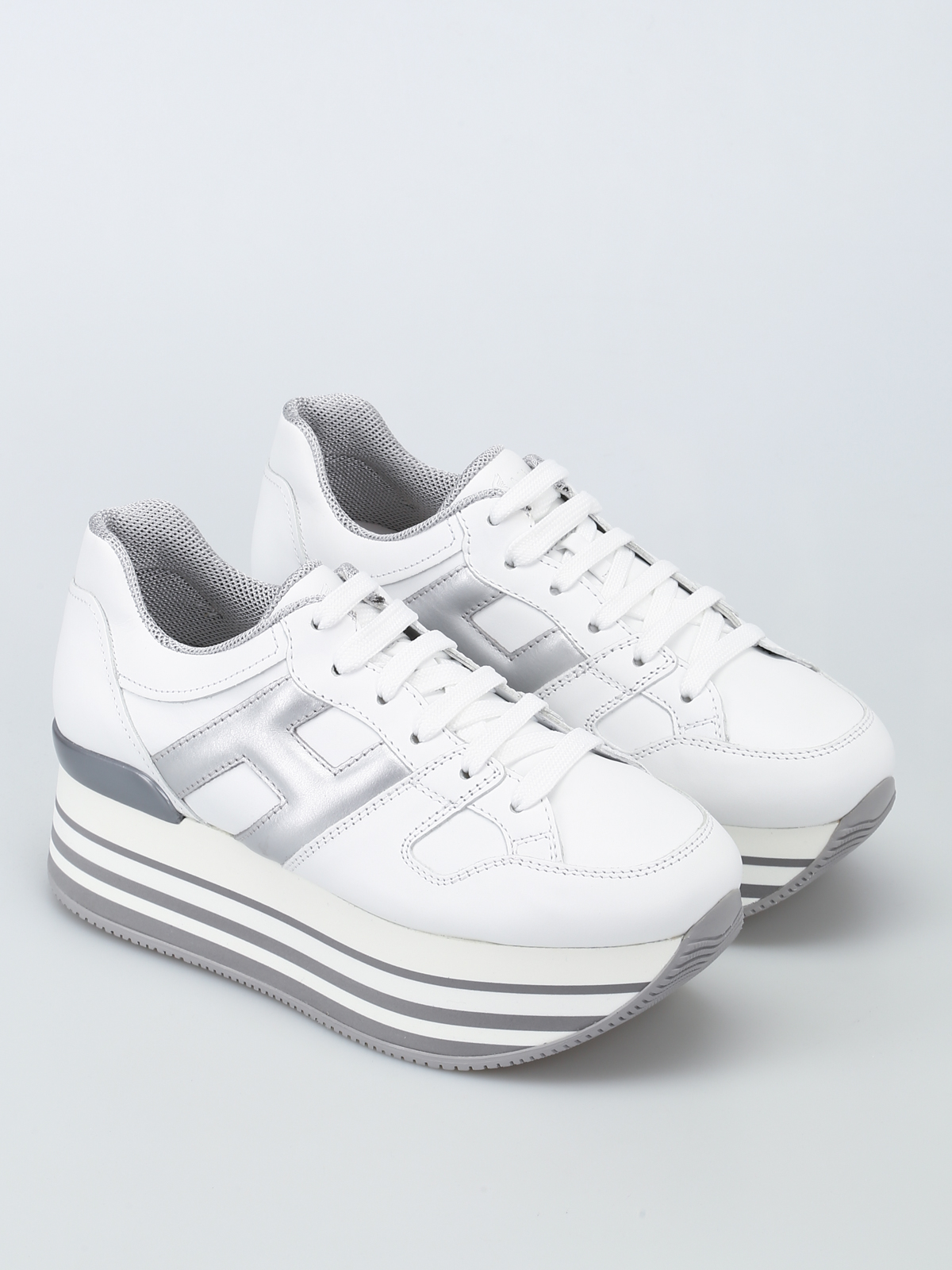 Maxi H222 white leather sneakers 