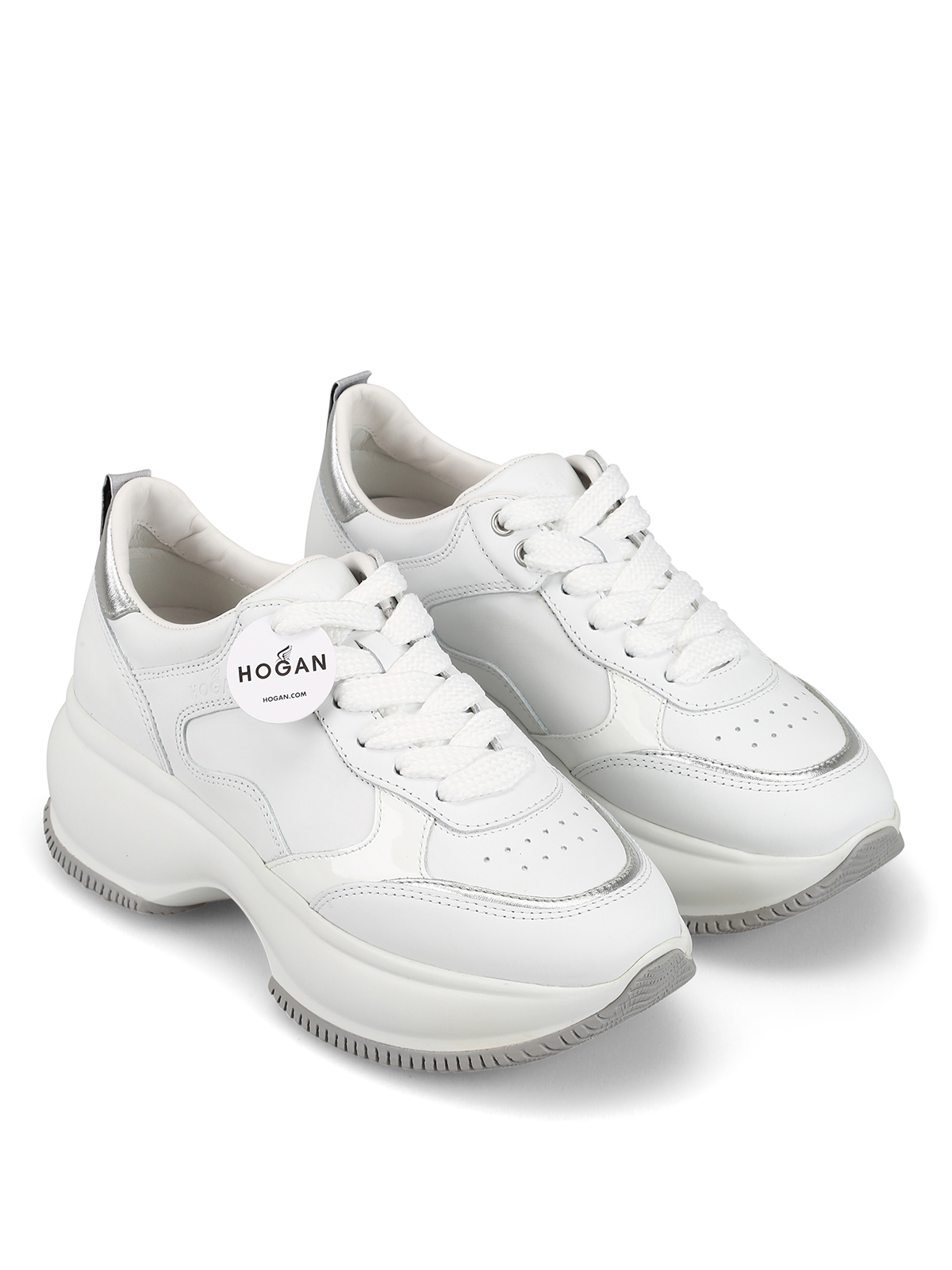 Hogan - Maxi I Active white leather sneakers - trainers - HXW4350BN50IEC0351