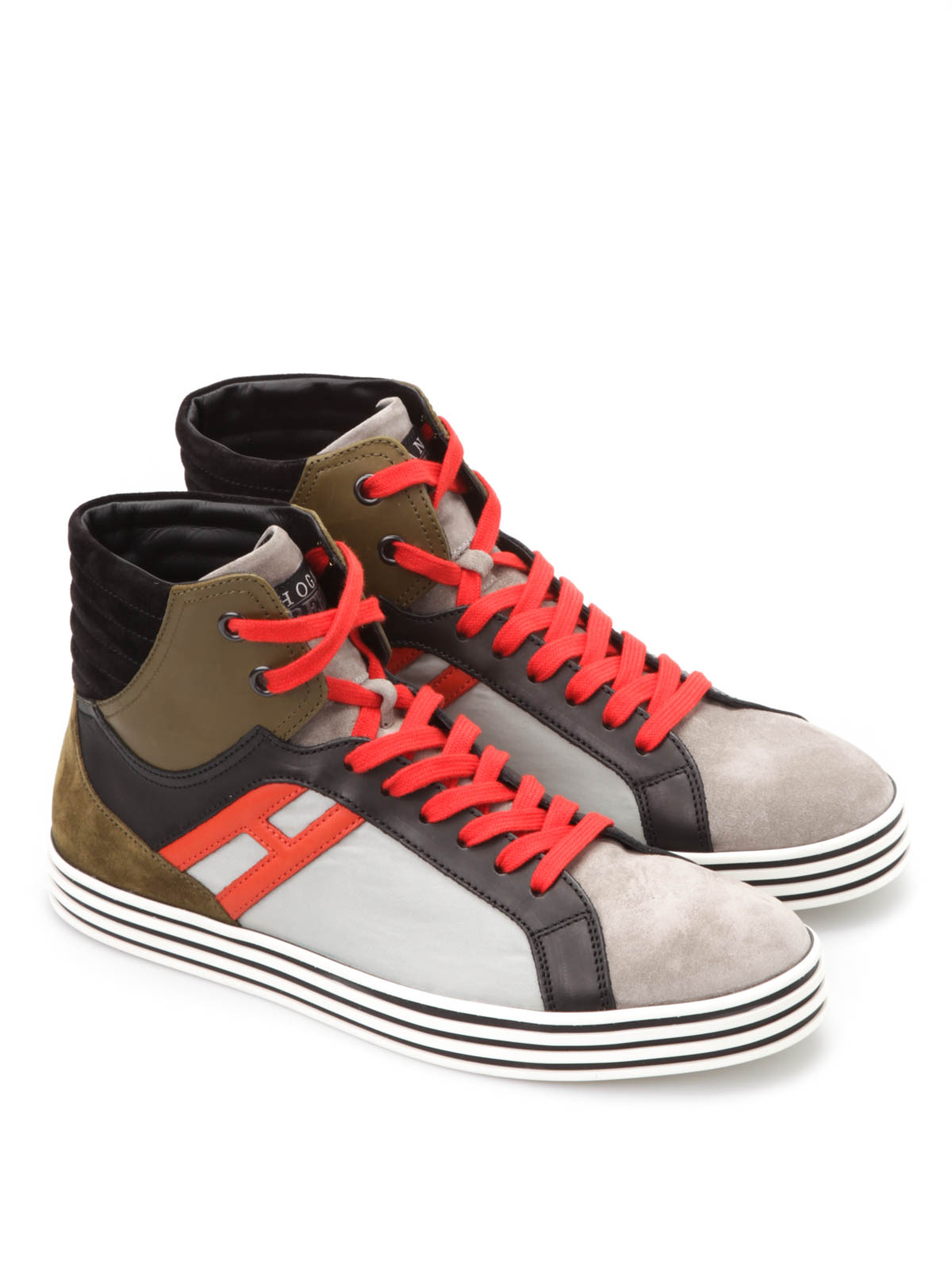 Zapatillas Hogan Rebel - Basket high-top R141 sneakers - HXM1410F4208IT0N10
