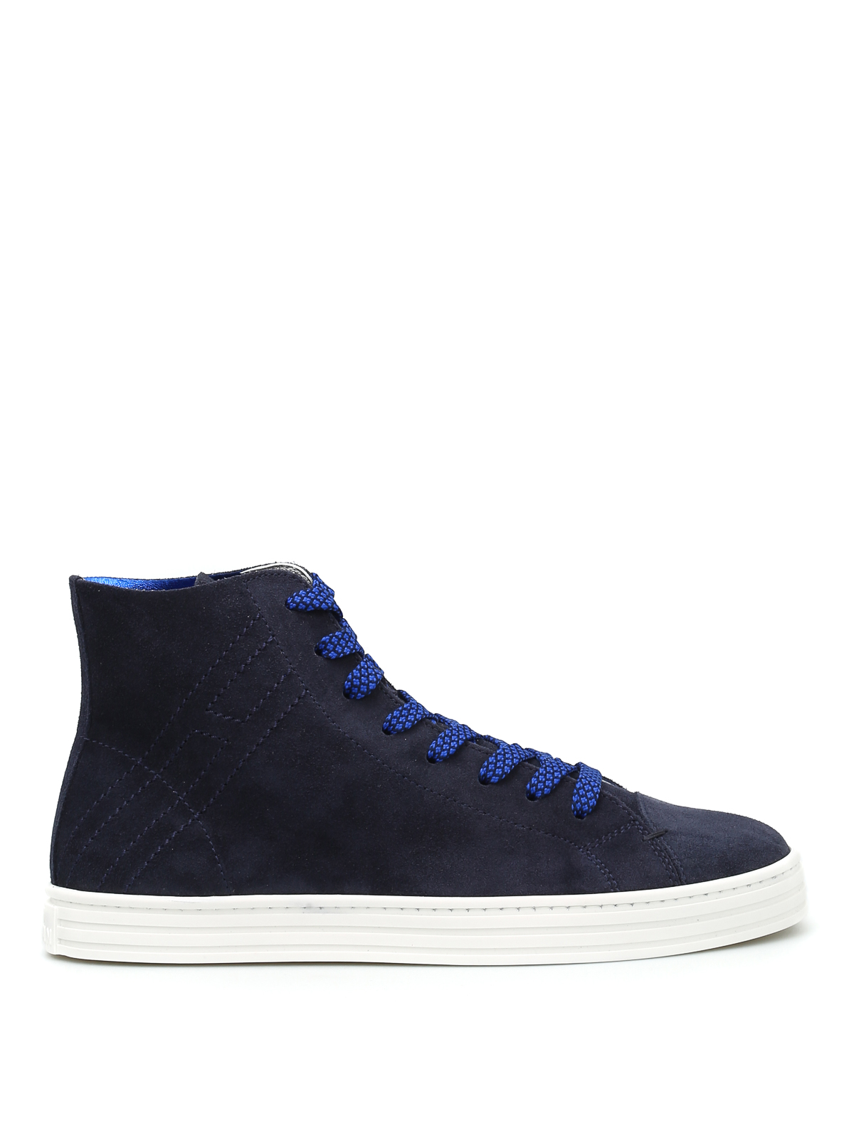 high top suede sneakers