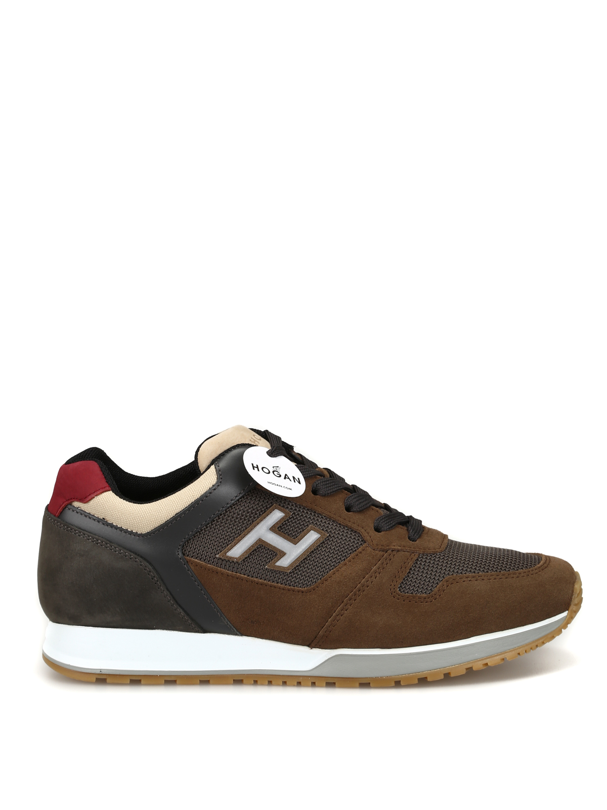 Trainers Hogan - H321 nubuck and mesh sneakers - HXM3210Y861KEH75TR