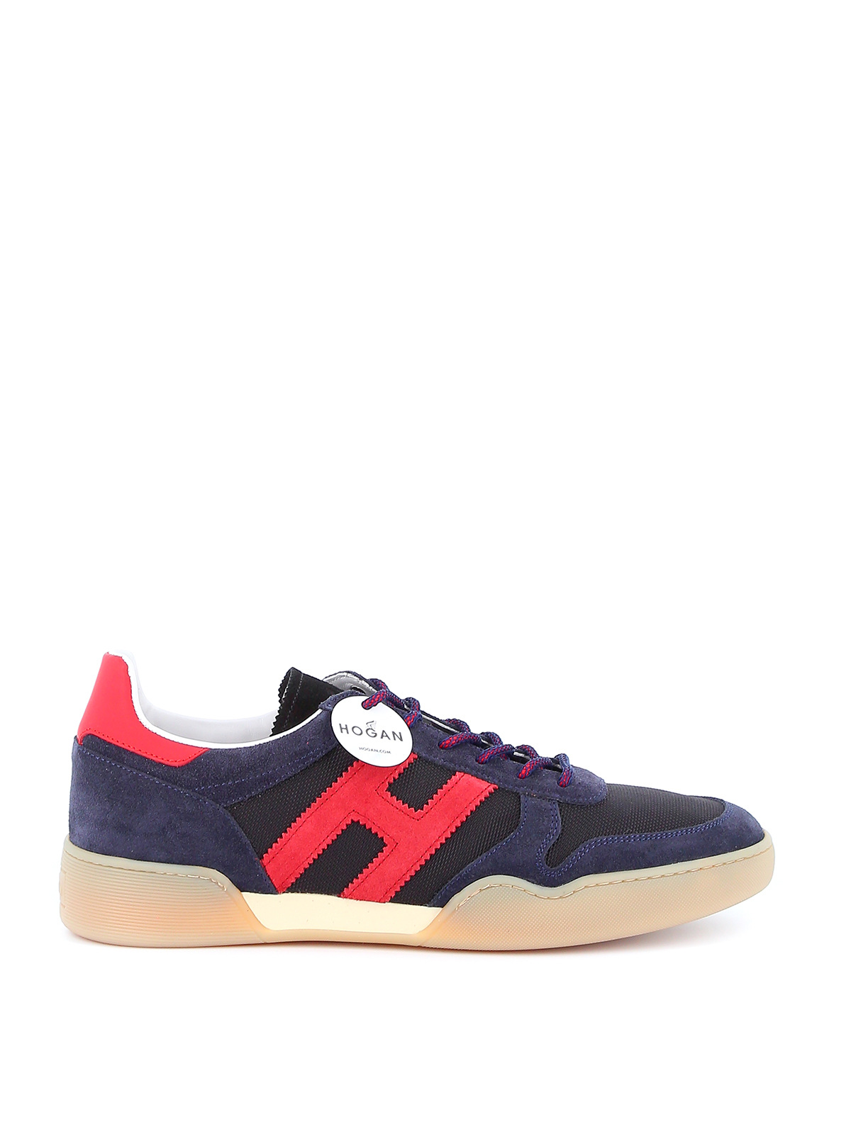 Hogan H357 Sneakers In Blue And Red In Grey | ModeSens