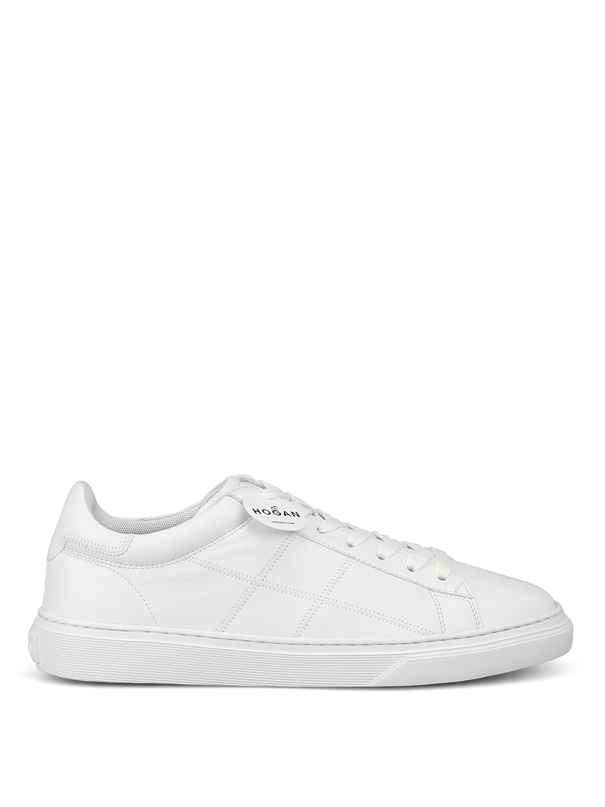 Hogan Leather Sneakers H365 in White Womens Mens Shoes Mens Trainers Low-top trainers 