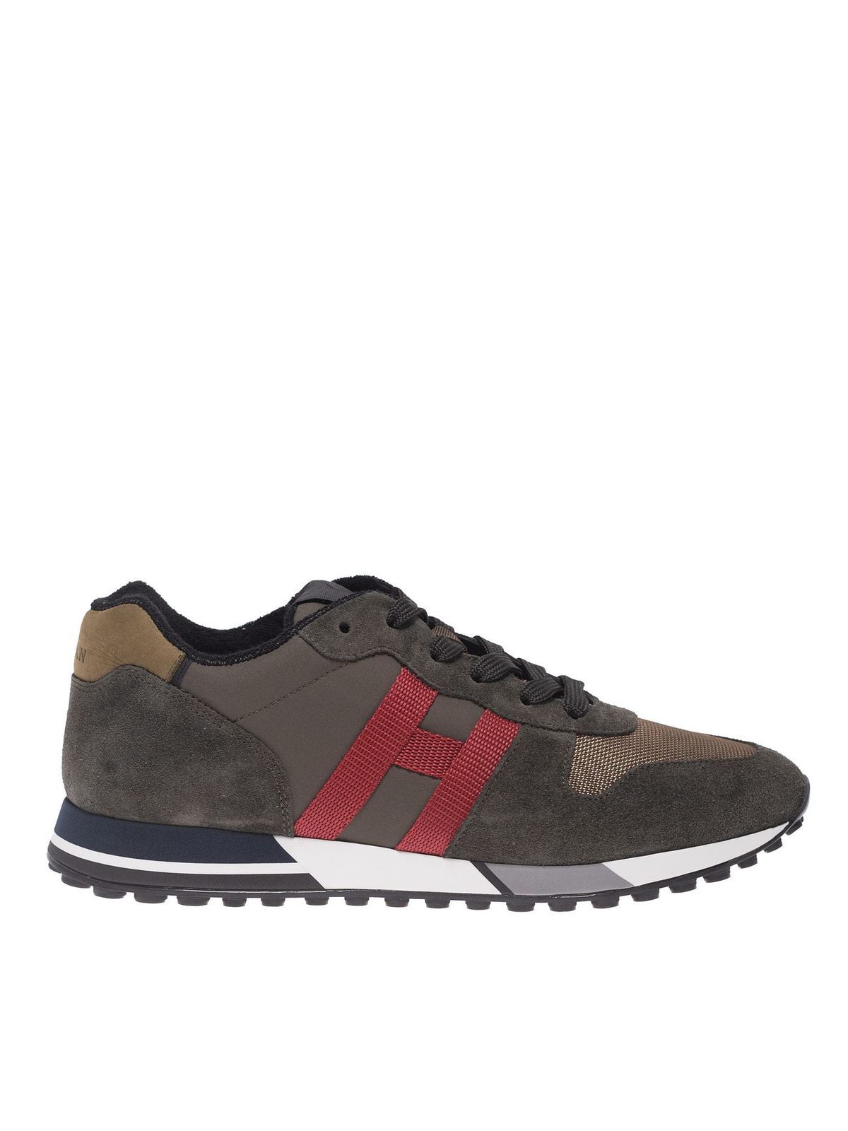 Hogan - H383 sneakers in green and red - trainers - HXM3830AN51OBZ813Y