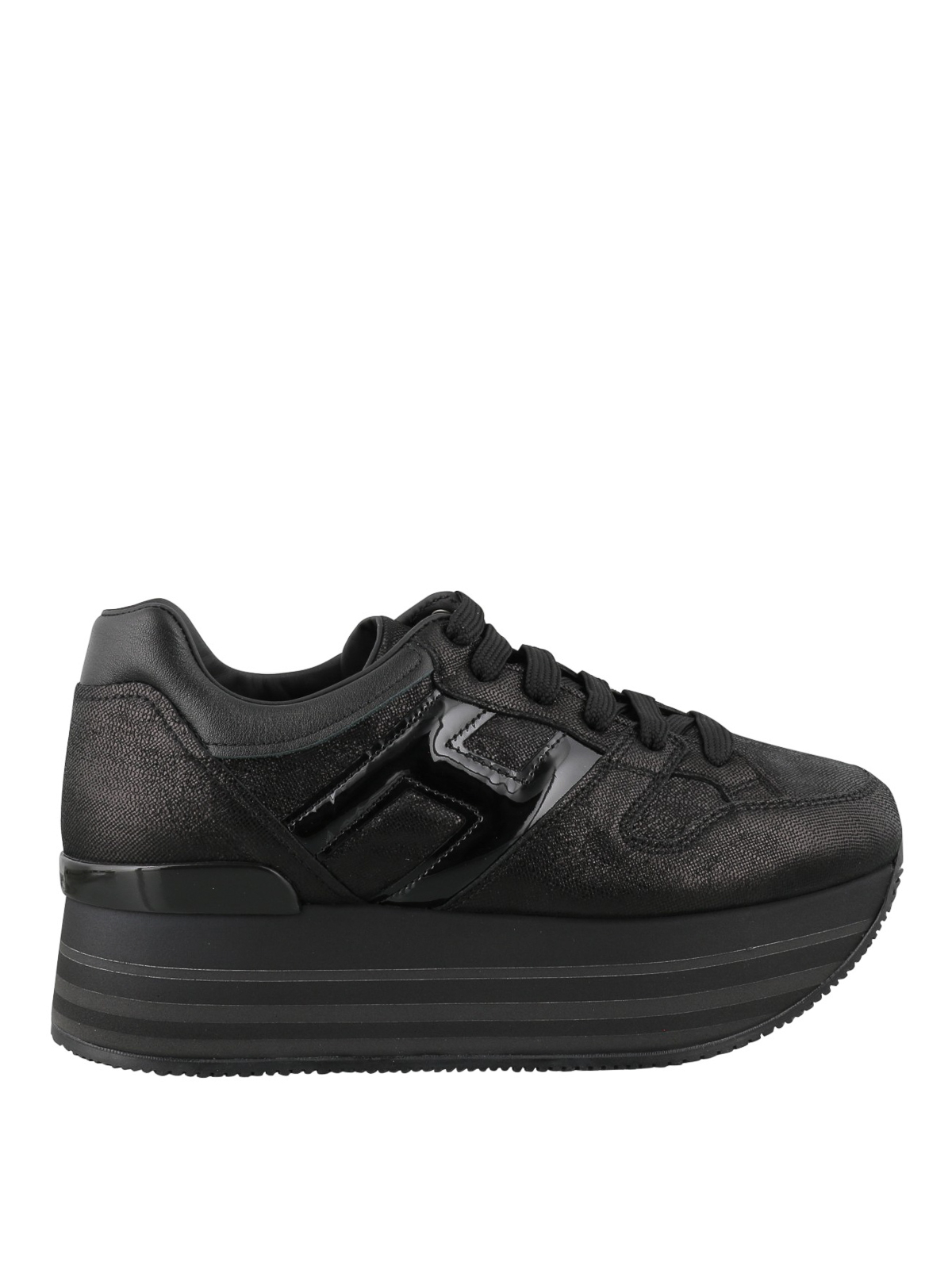 اسپرت،اسنیکرز Hogan - Maxi H222 leather sneakers - HXW2830T548OUGB999