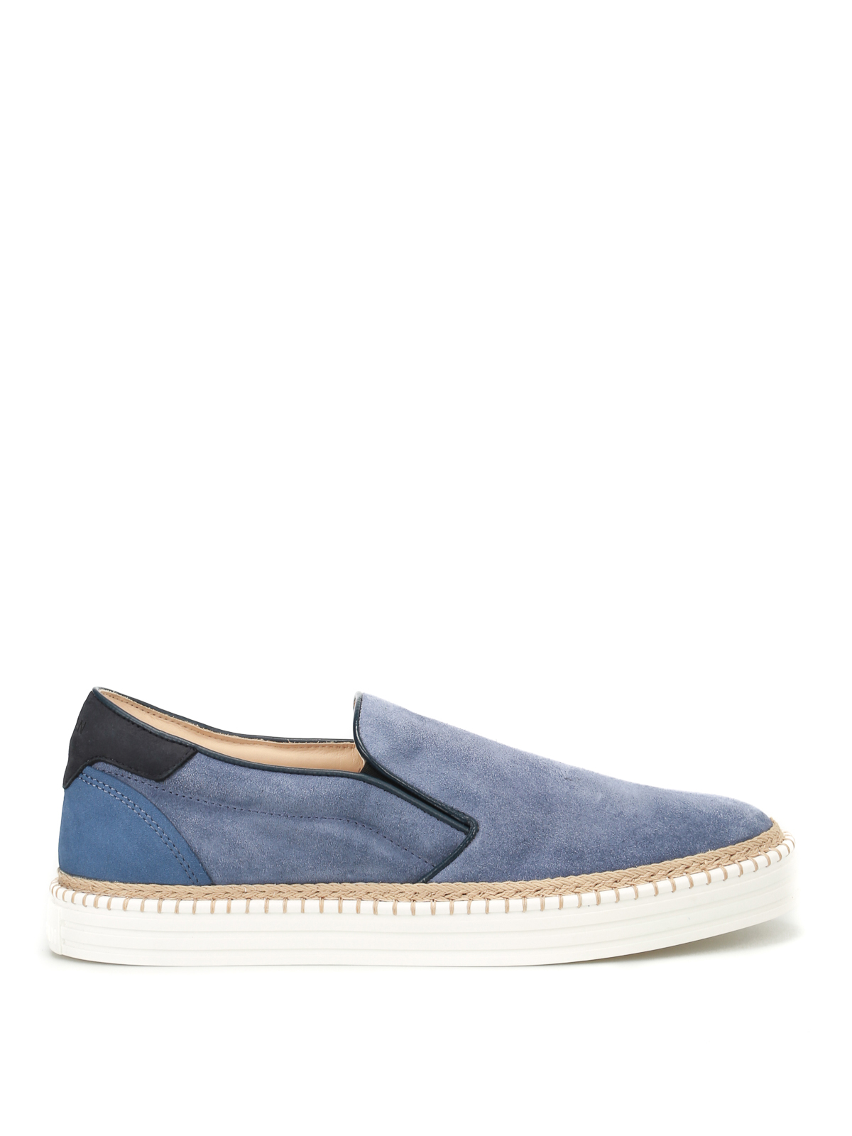 Sneakers Hogan - Sneaker espadrillas R260 in suede - HXM2600J380FM6573F