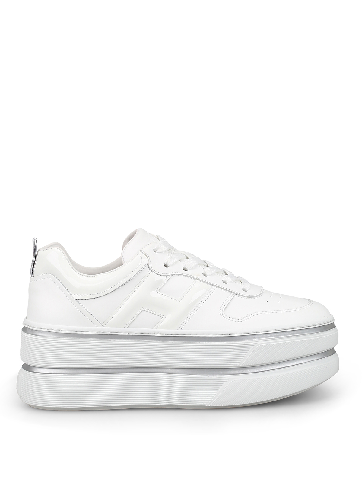 Hover Kenmerkend Arena Trainers Hogan - White platform sneakers - GYW4490BS00I6SB001 | iKRIX.com
