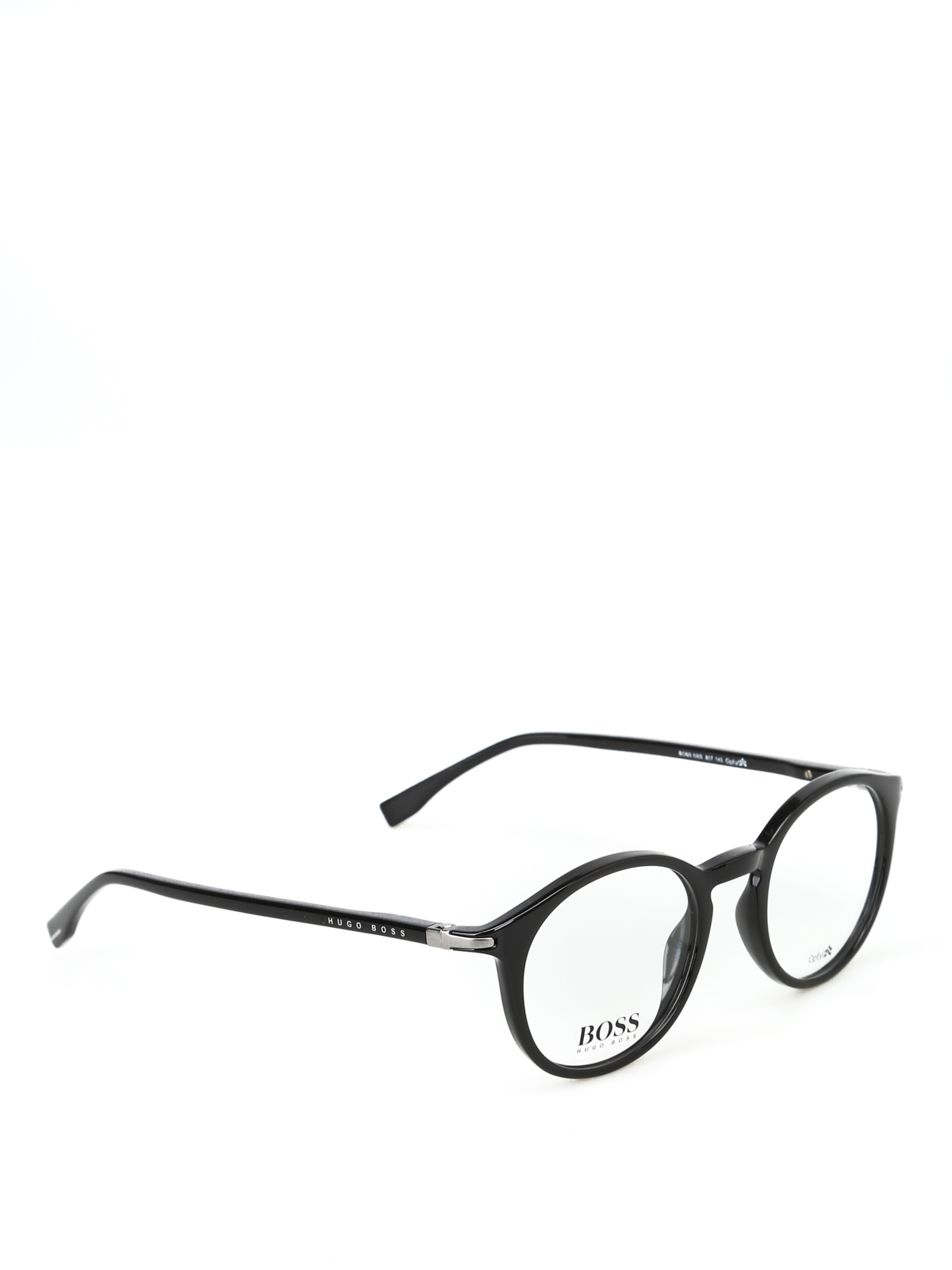 Black Optyl round eyeglasses - عینک 
