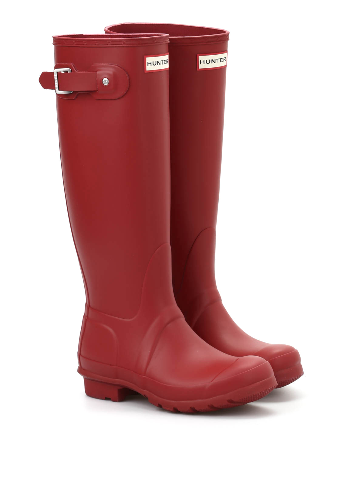 Hunter - Waterproof rubber boots - boots - WFT1000RMAMILITARYRED