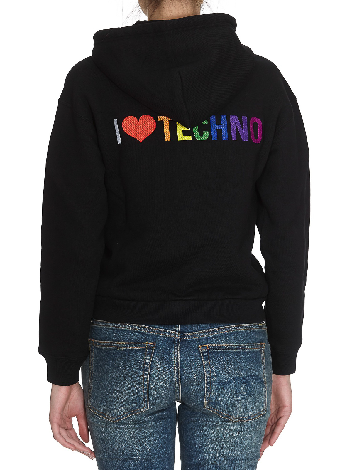 i love techno hoodie