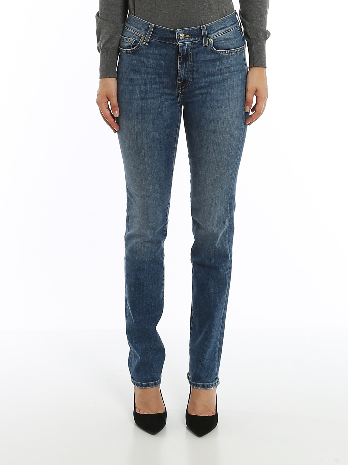 Straight leg jeans 7 For All Mankind 