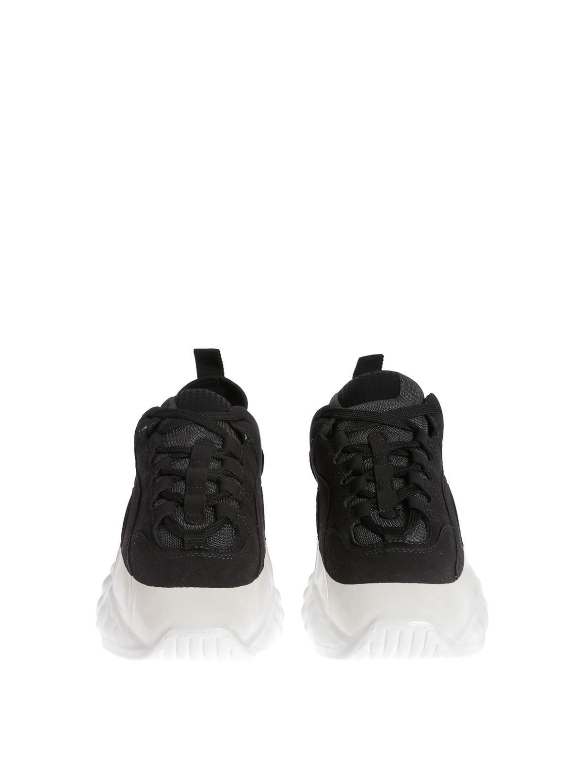 acne black trainers
