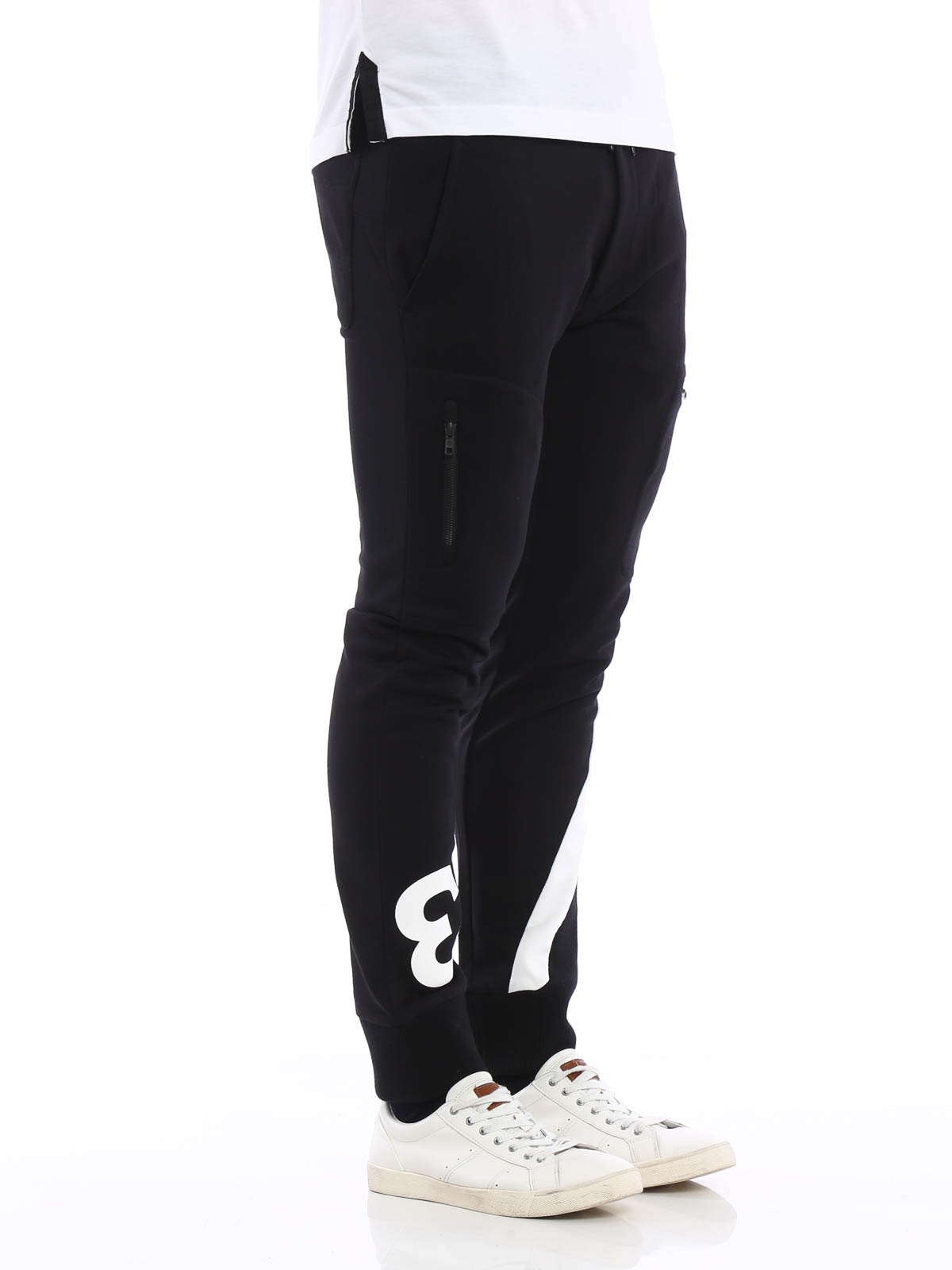 Tracksuit bottoms Adidas Y-3 - Logo tracksuit trousers - AP2457BLACK