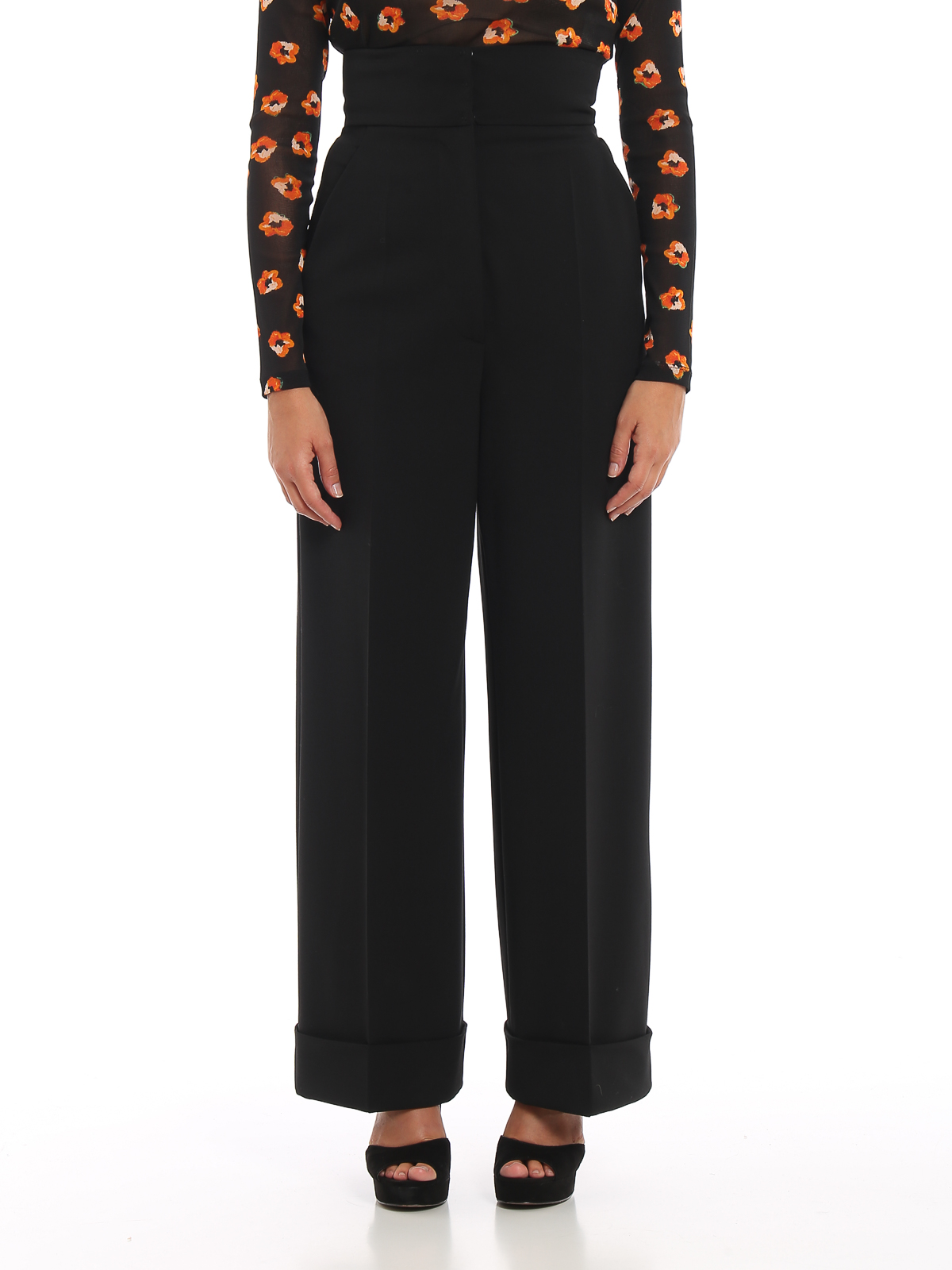 High waist palazzo trousers Clearance