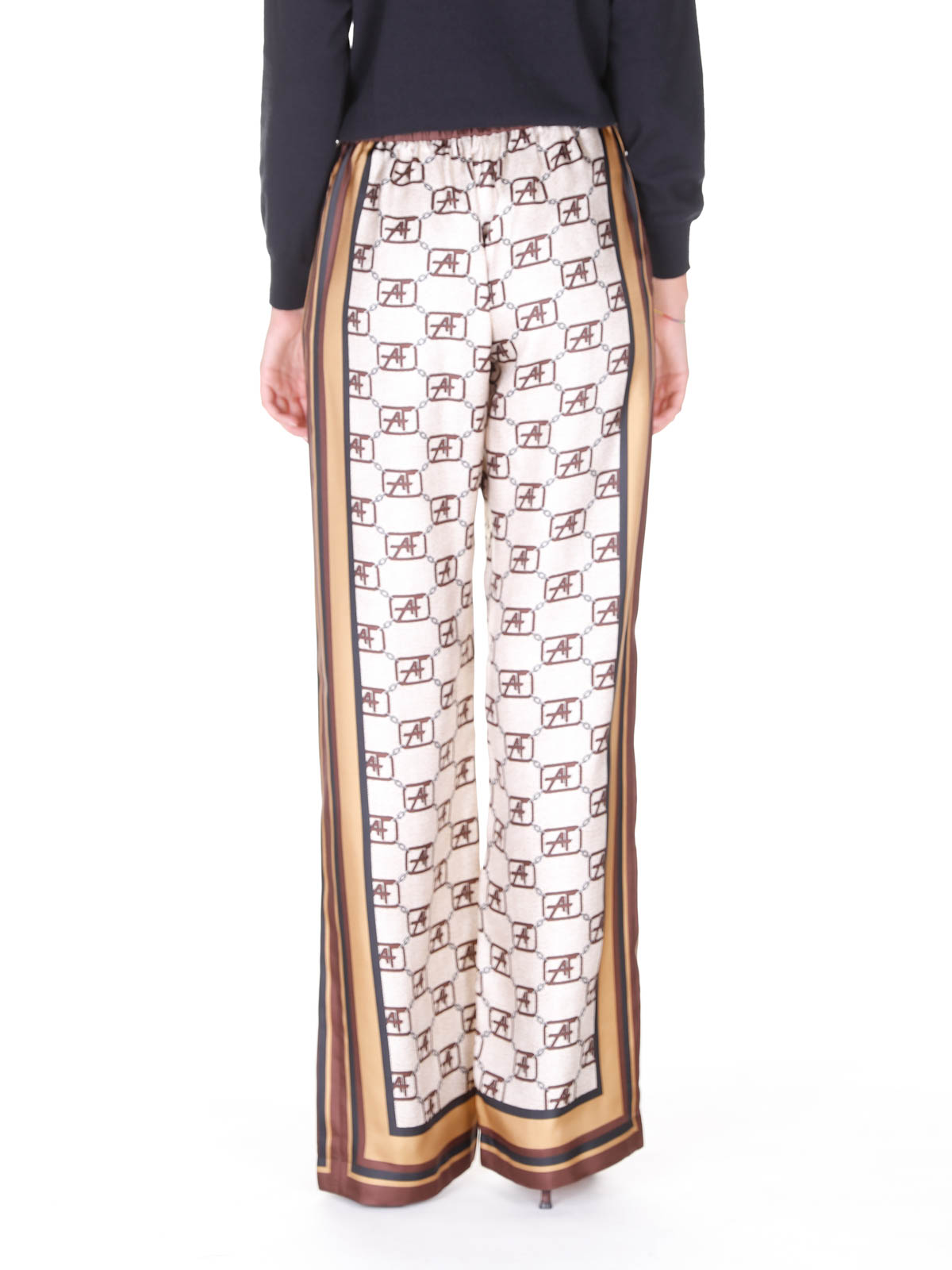 loose silk trousers