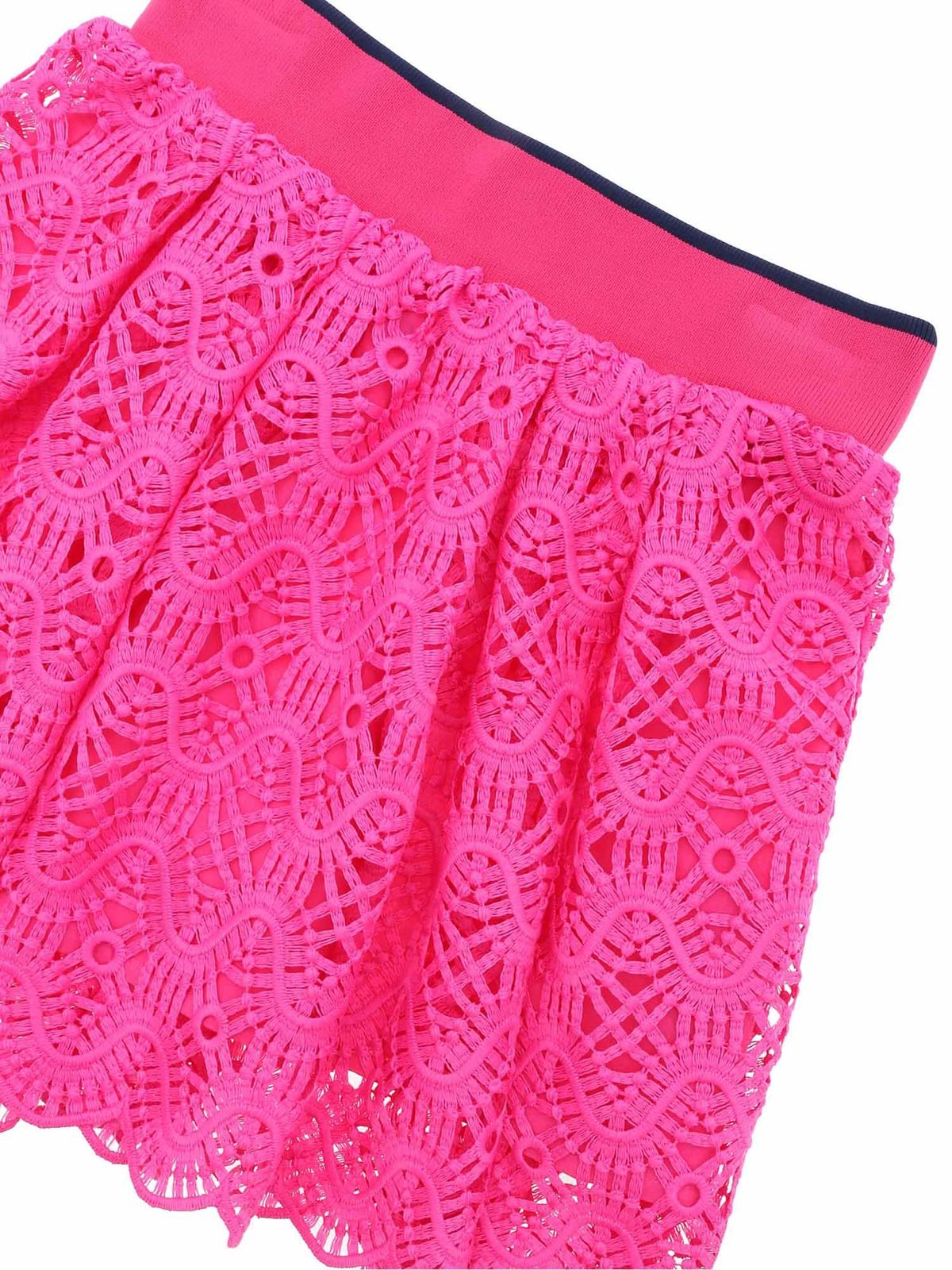 lace effect skirt