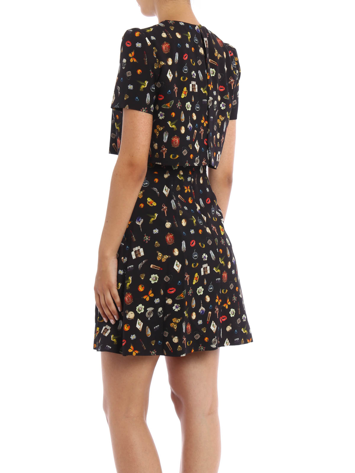 Cocktail dresses Alexander Mcqueen - Obsession print dress ...