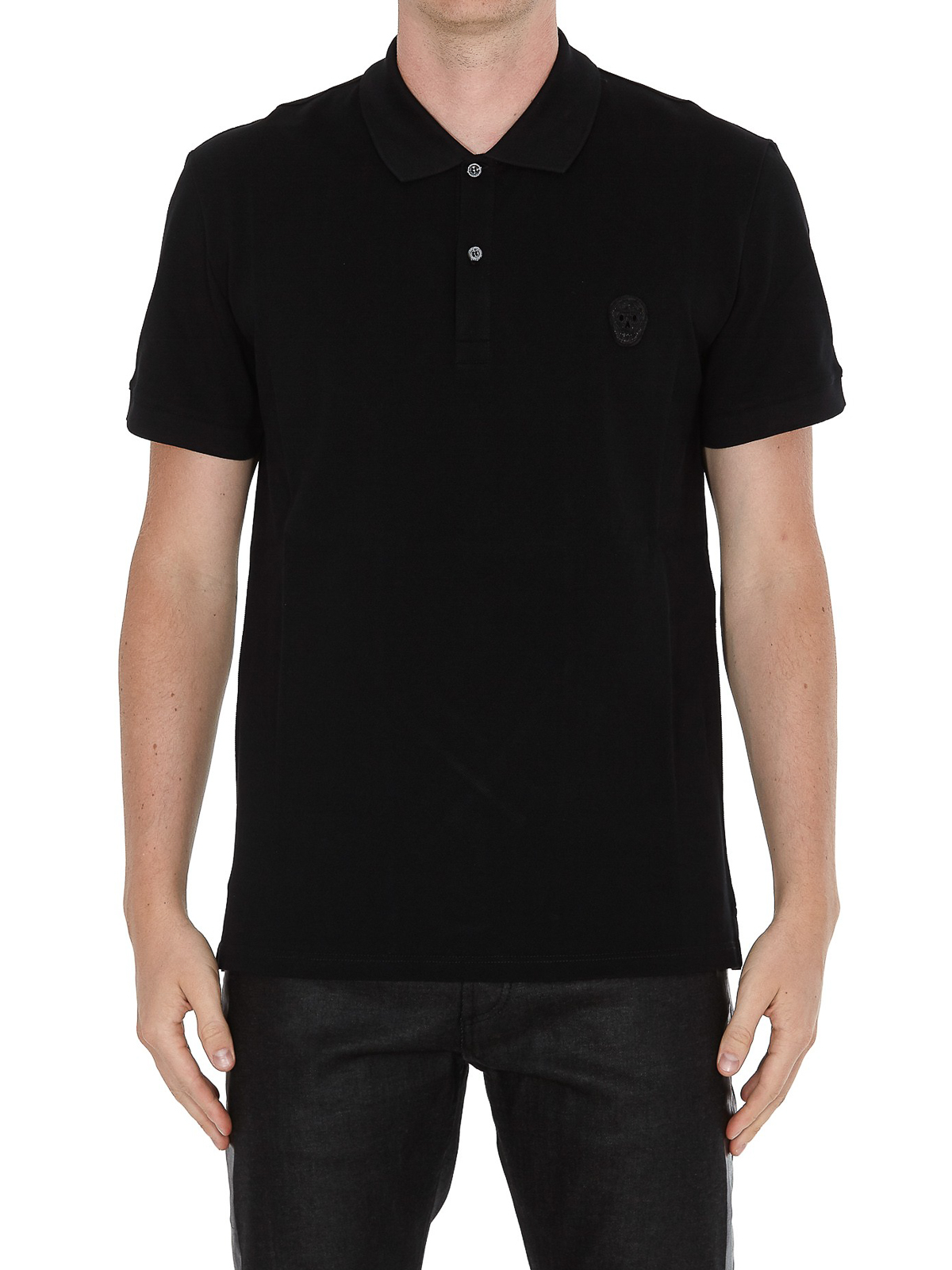 Polo shirts Alexander Mcqueen - Skull embroidery polo - 622106QPX331000