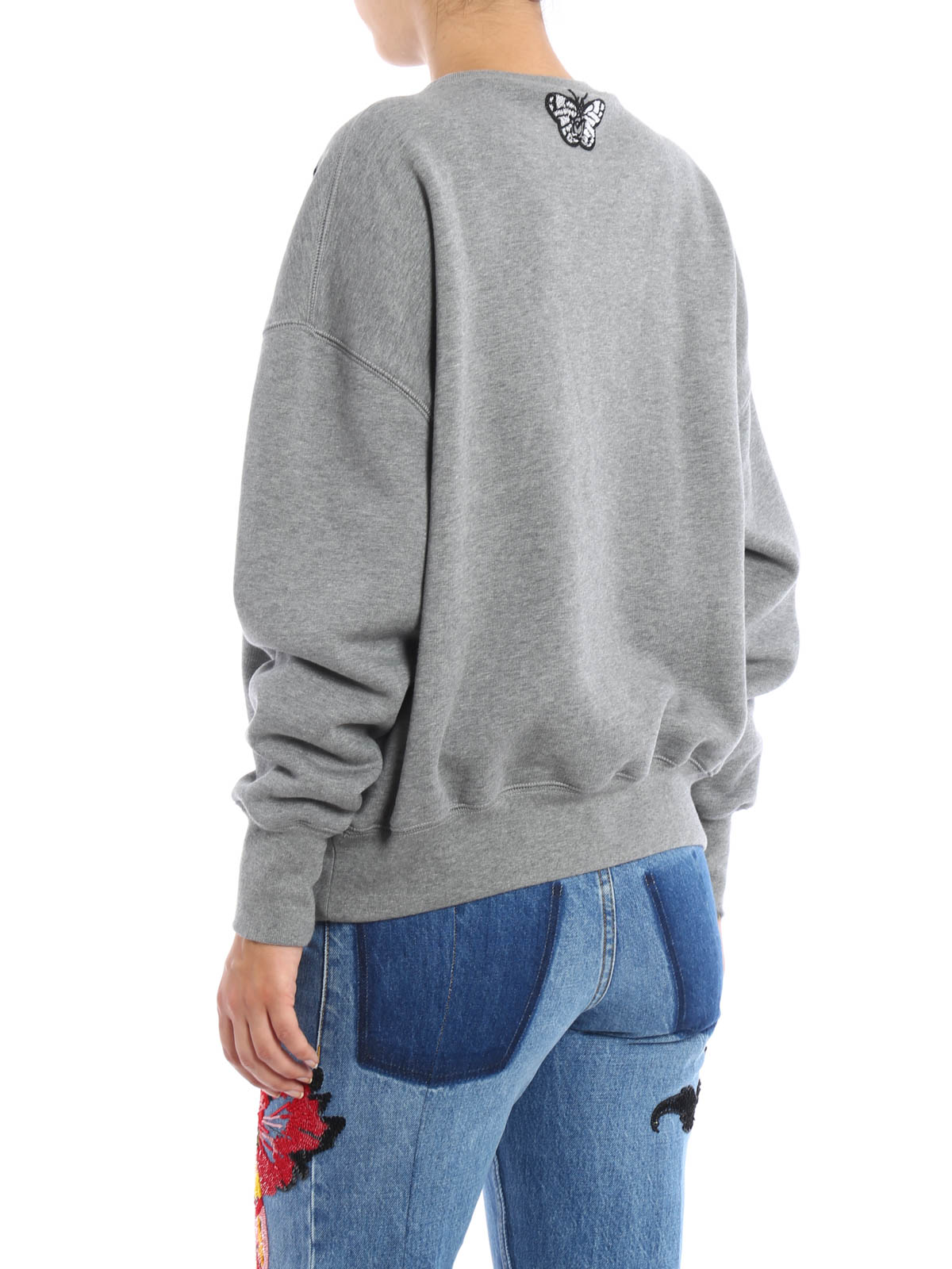 Sweatshirts & Sweaters Alexander Mcqueen - Sequined butterflies ...