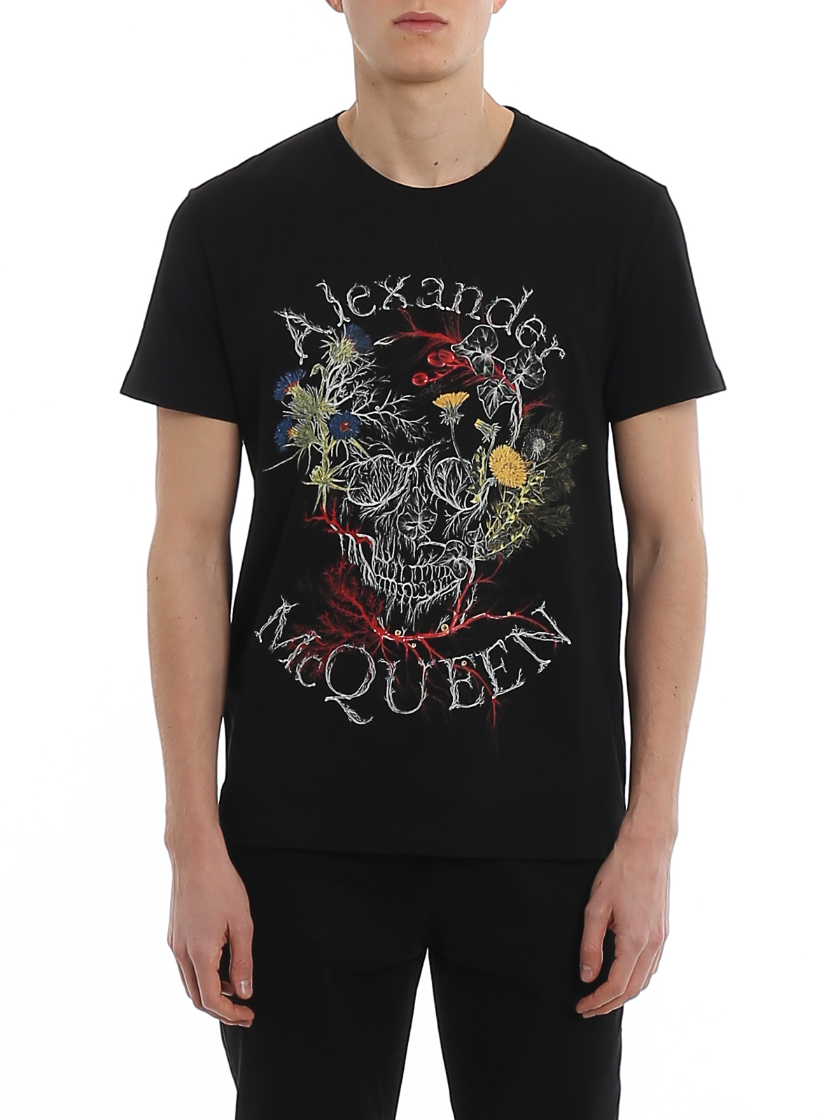alexander mcqueen skull t shirt