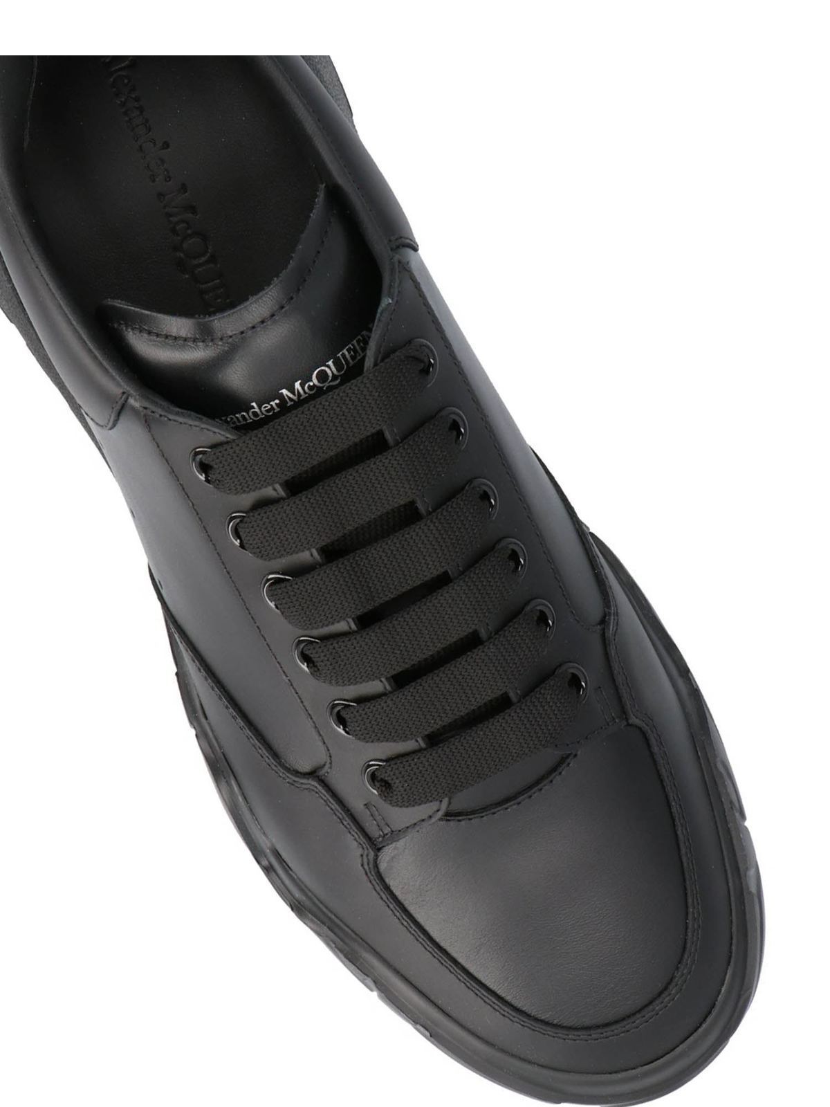 Trainers Alexander Mcqueen - Oversize court sneakers in black ...