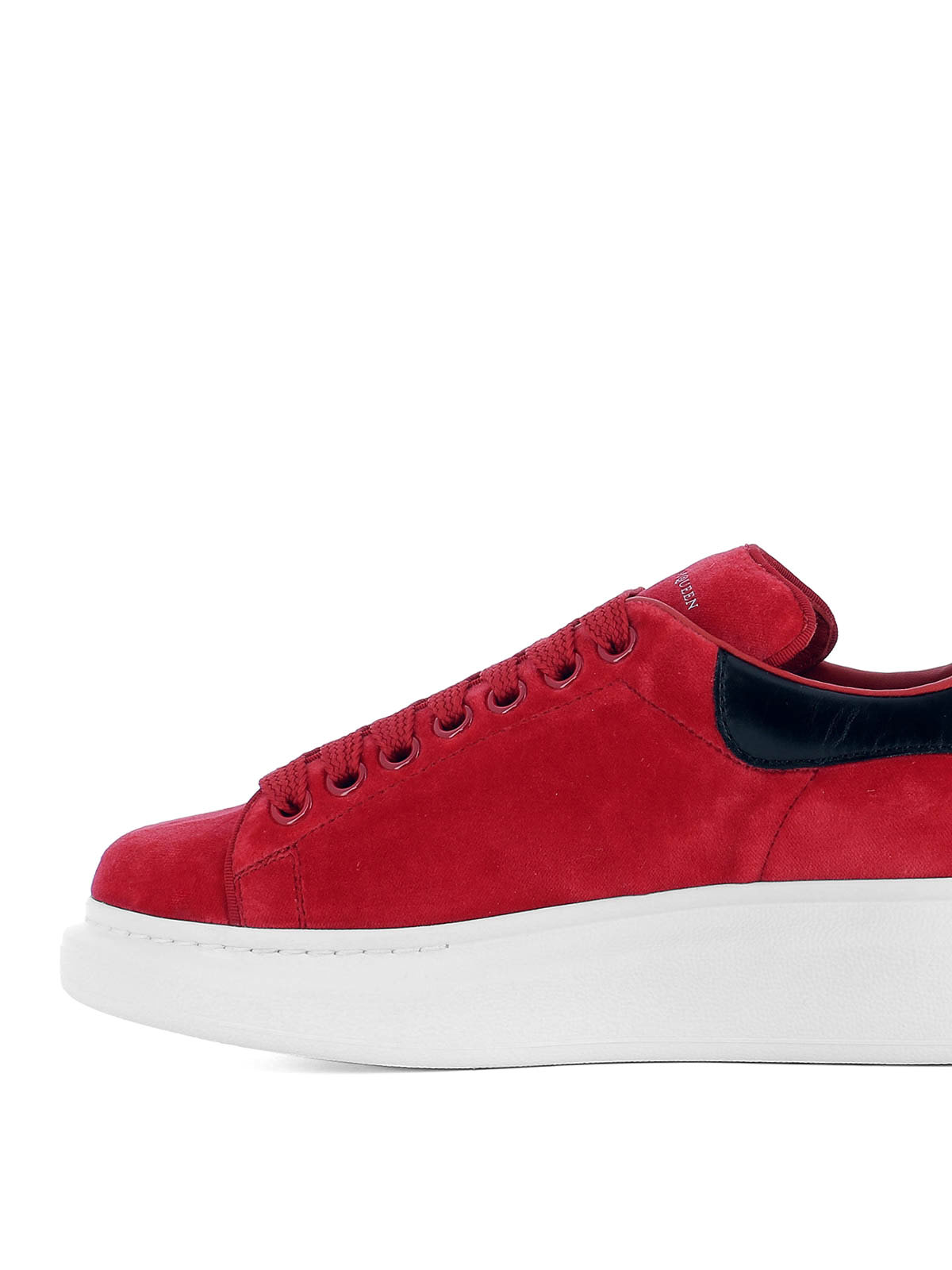 iKRIX alexander mcqueen trainers oversize red velvet sneakers 00000115253f00s003