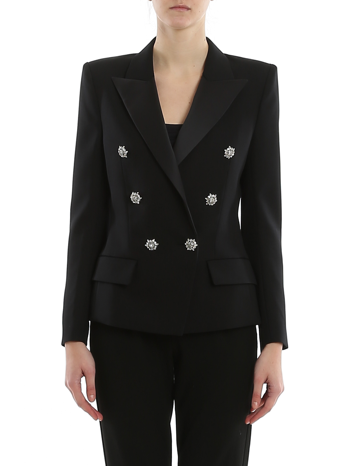 Blazers Alexandre Vauthier - Jewel button double-breasted blazer -  201JA802BIS01931106