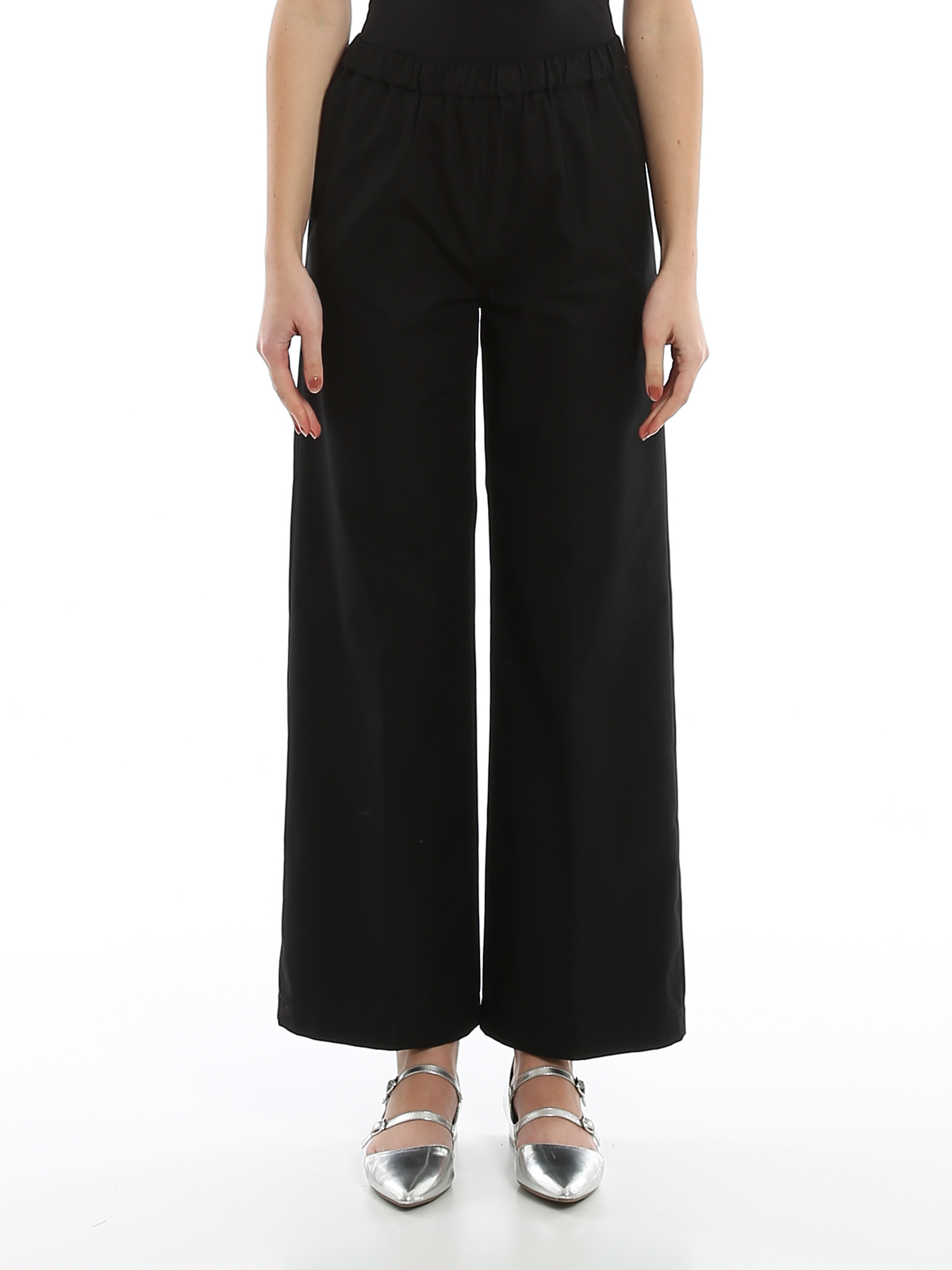 Casual trousers Aspesi - Poplin wide 