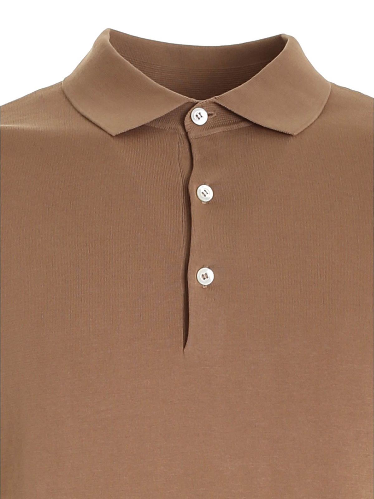 beige polo shirts