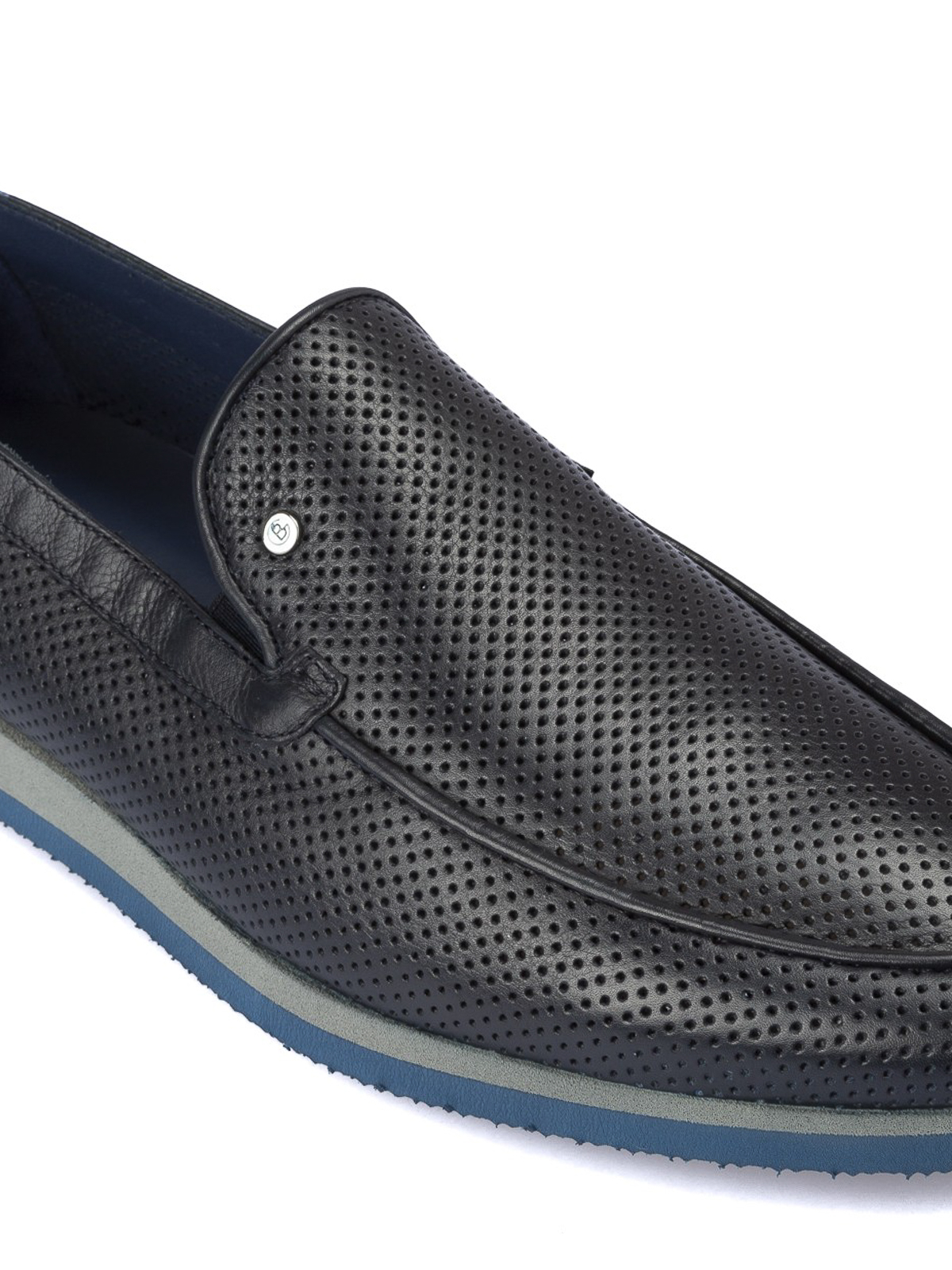 Baldinini - Perforated leather loafers 