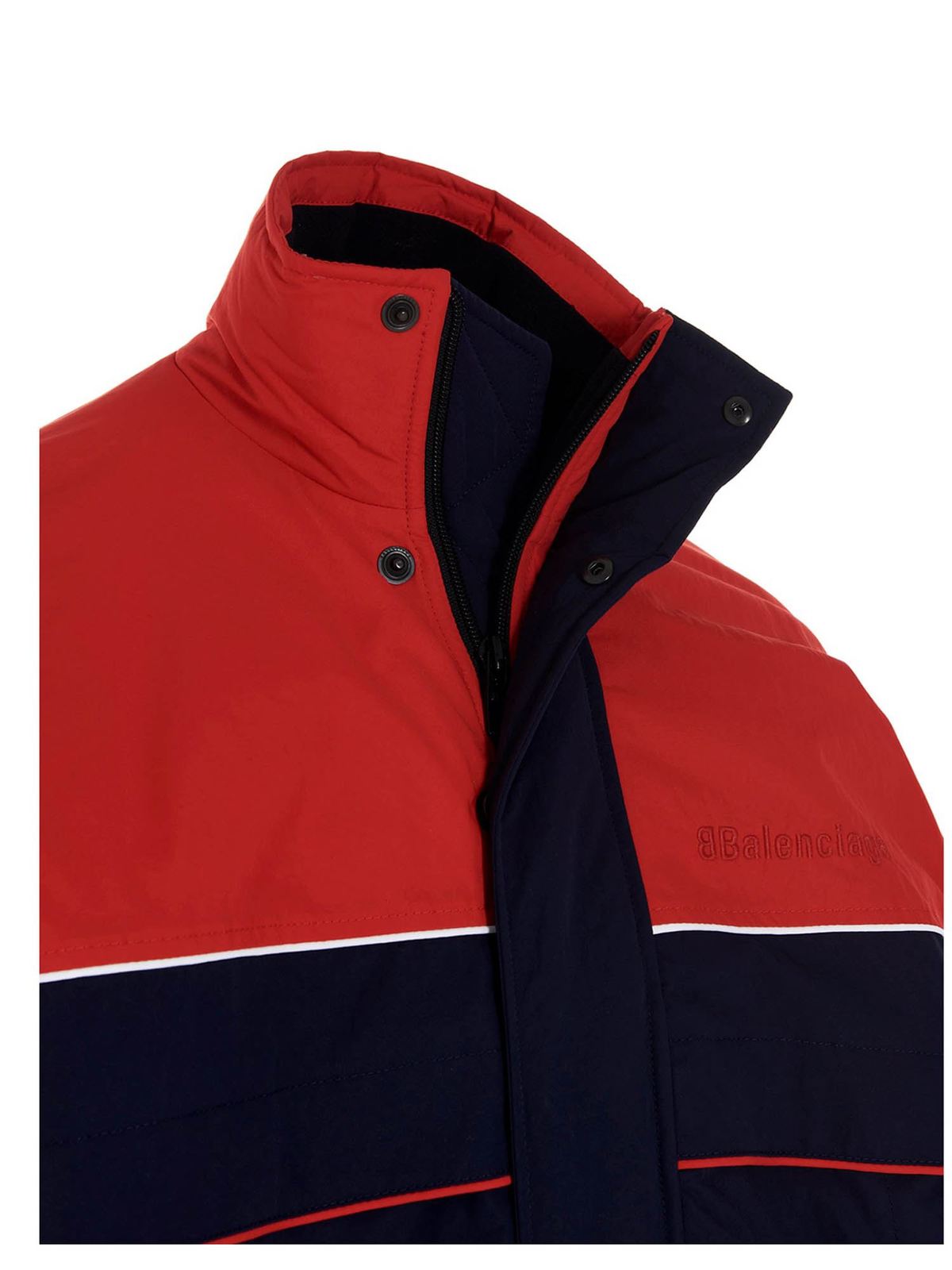 balenciaga red white blue jacket