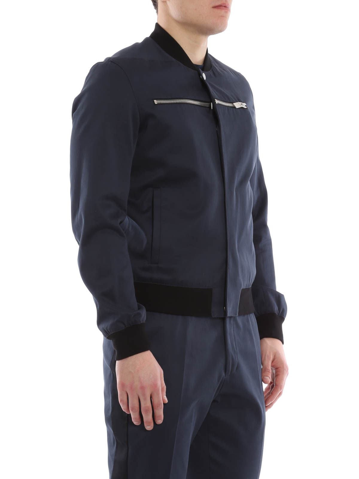 ボンバージャケット Balenciaga - Zip detailed bomber jacket 
