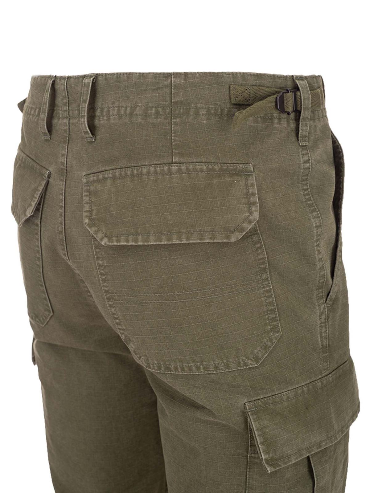 Balenciaga - Cargo trousers in army green - casual trousers ...