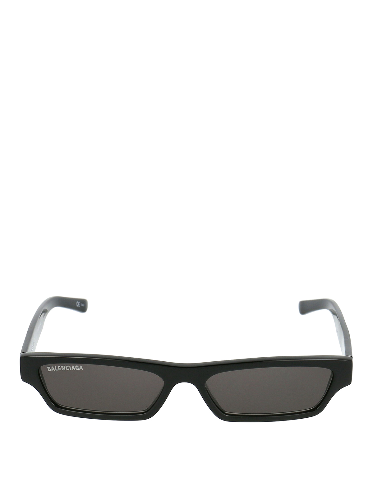Occhiali da sole Balenciaga - Occhiali da sole allungati con lenti grigie -  BB0075S001