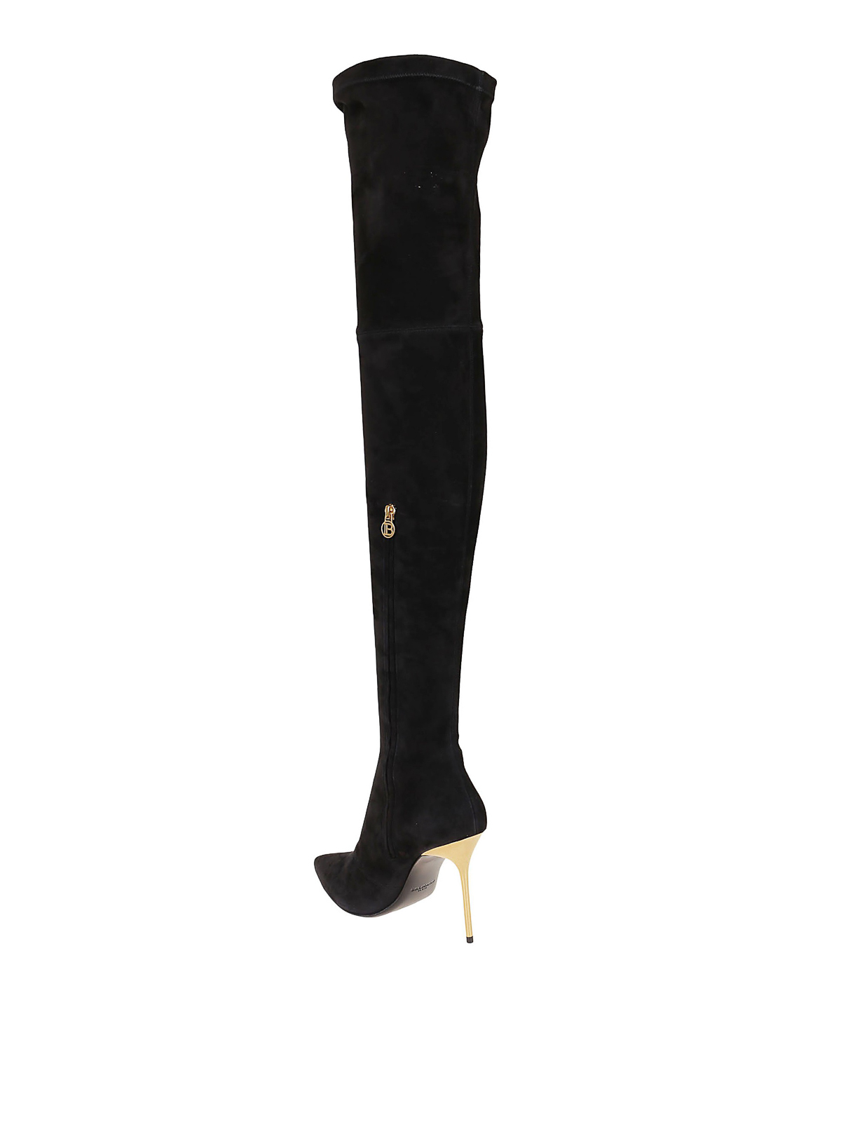 balmain knee high boots