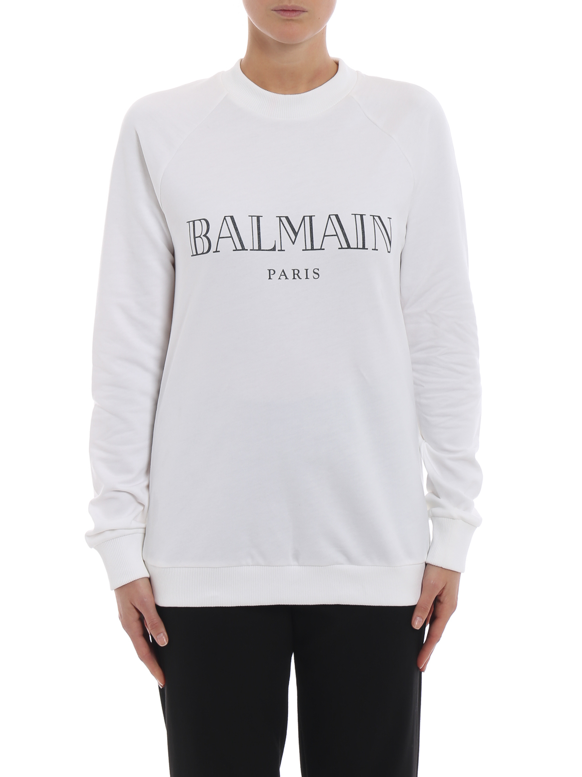 Sweatshirts & Sweaters Balmain Balmain print cotton sweatshirt - 146908I767C5207