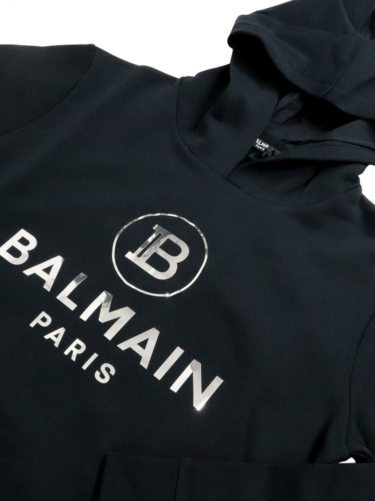 Synes godt om Ikke vigtigt Af storm Sweatshirts & Sweaters Balmain - Logo print hoodie - 6N1120NX300930AG