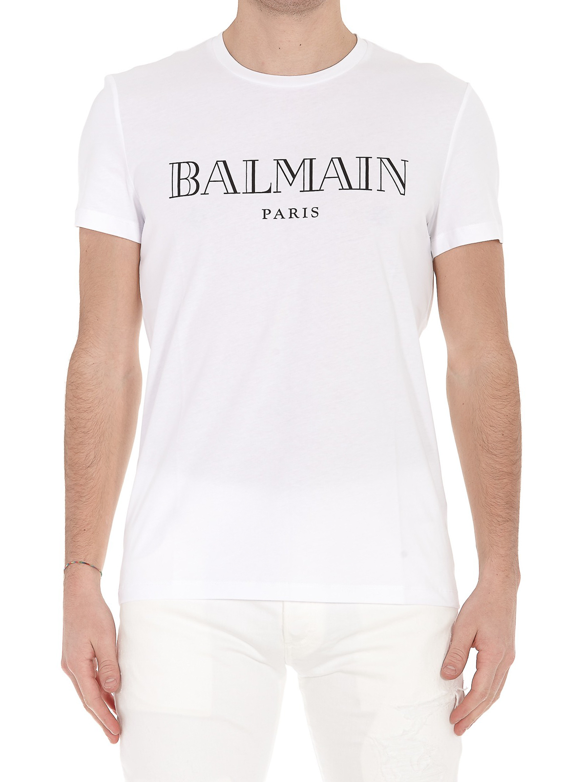 T-shirts Balmain Balmain lettering - TH11601I3120FA