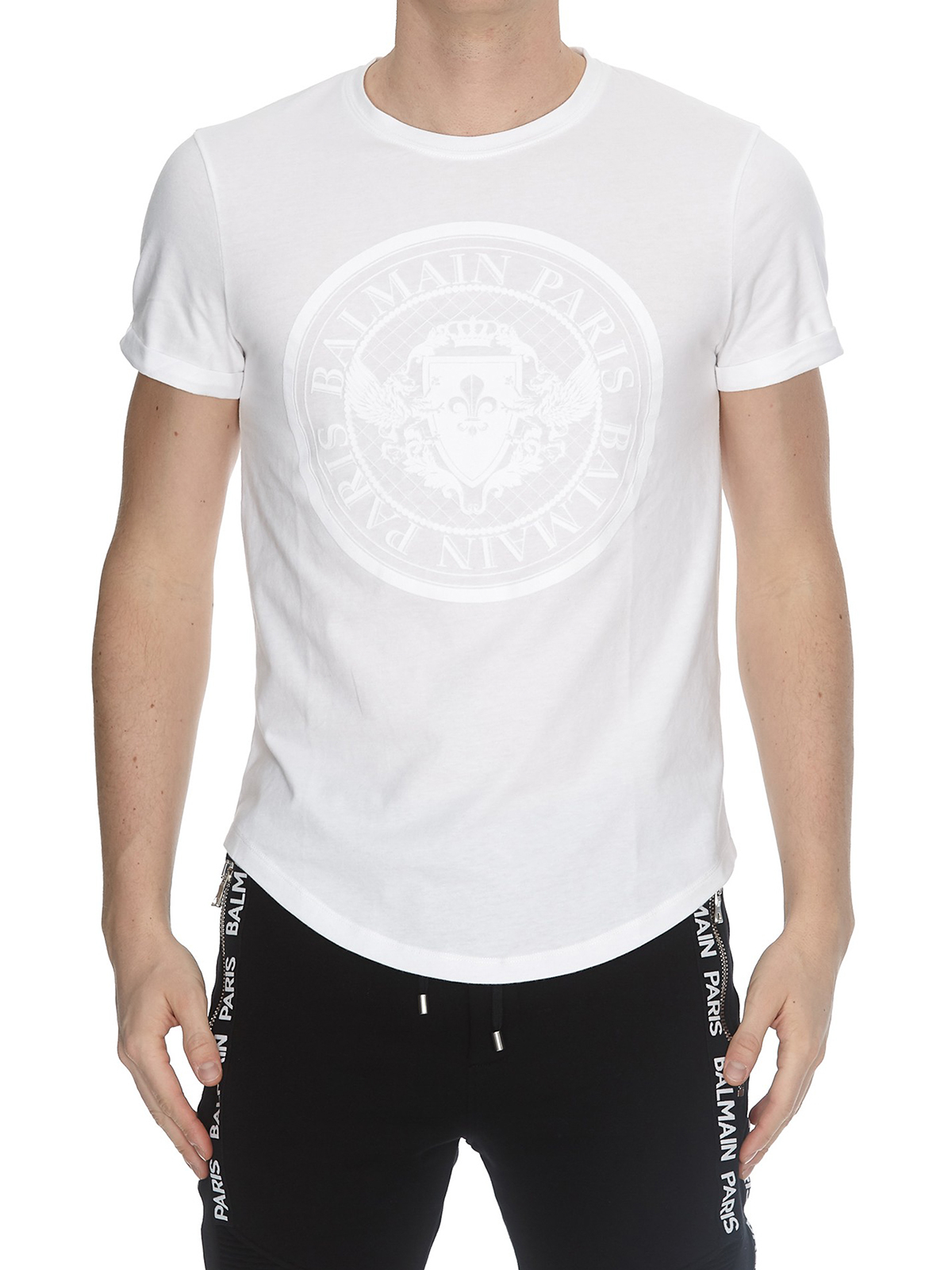 balmain coin t shirt