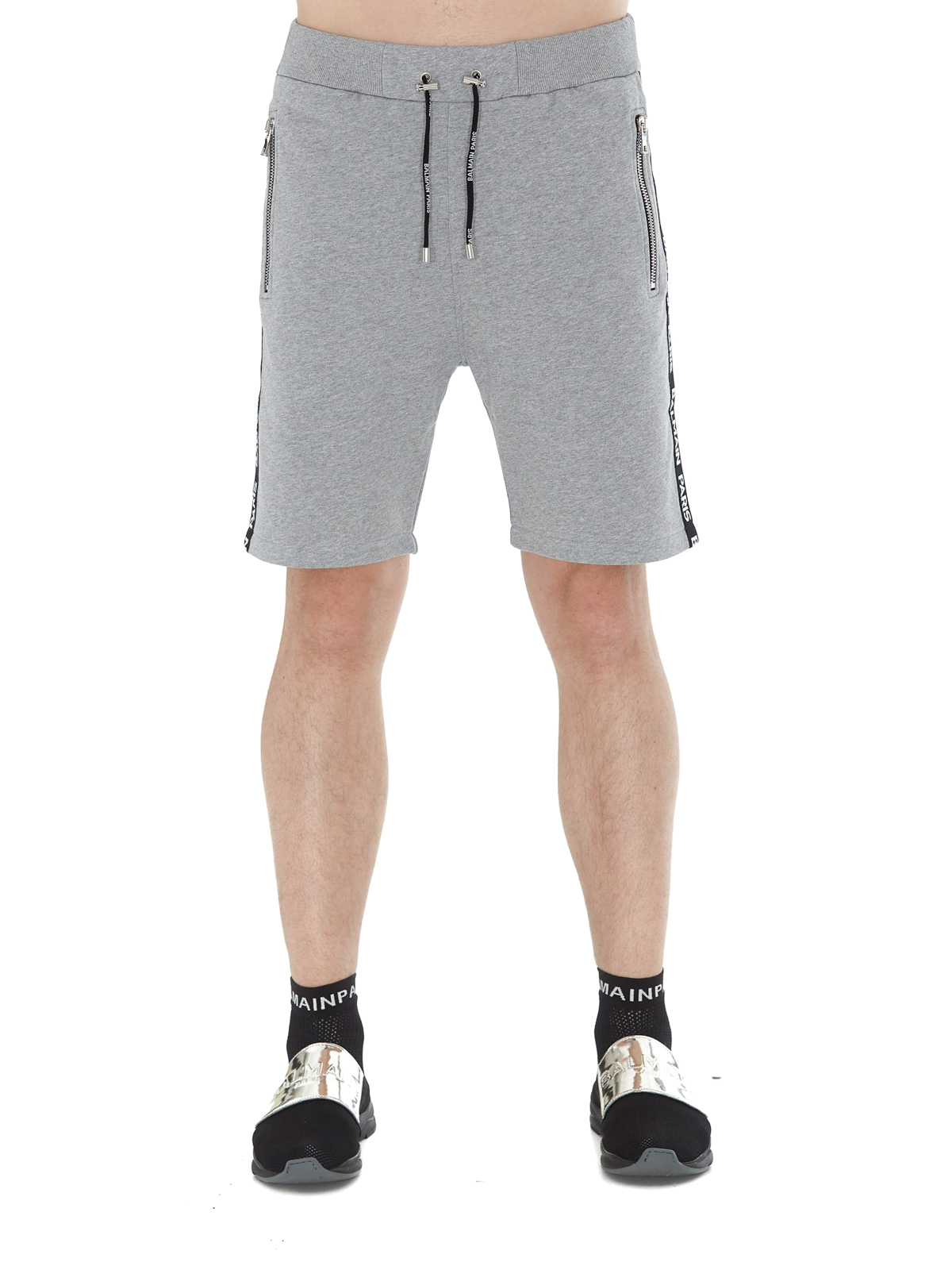 balmain tracksuit grey