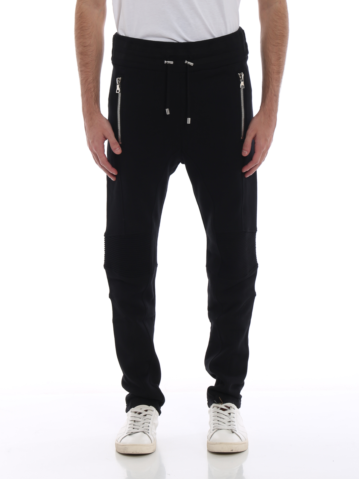 ribbed tracksuit bottoms