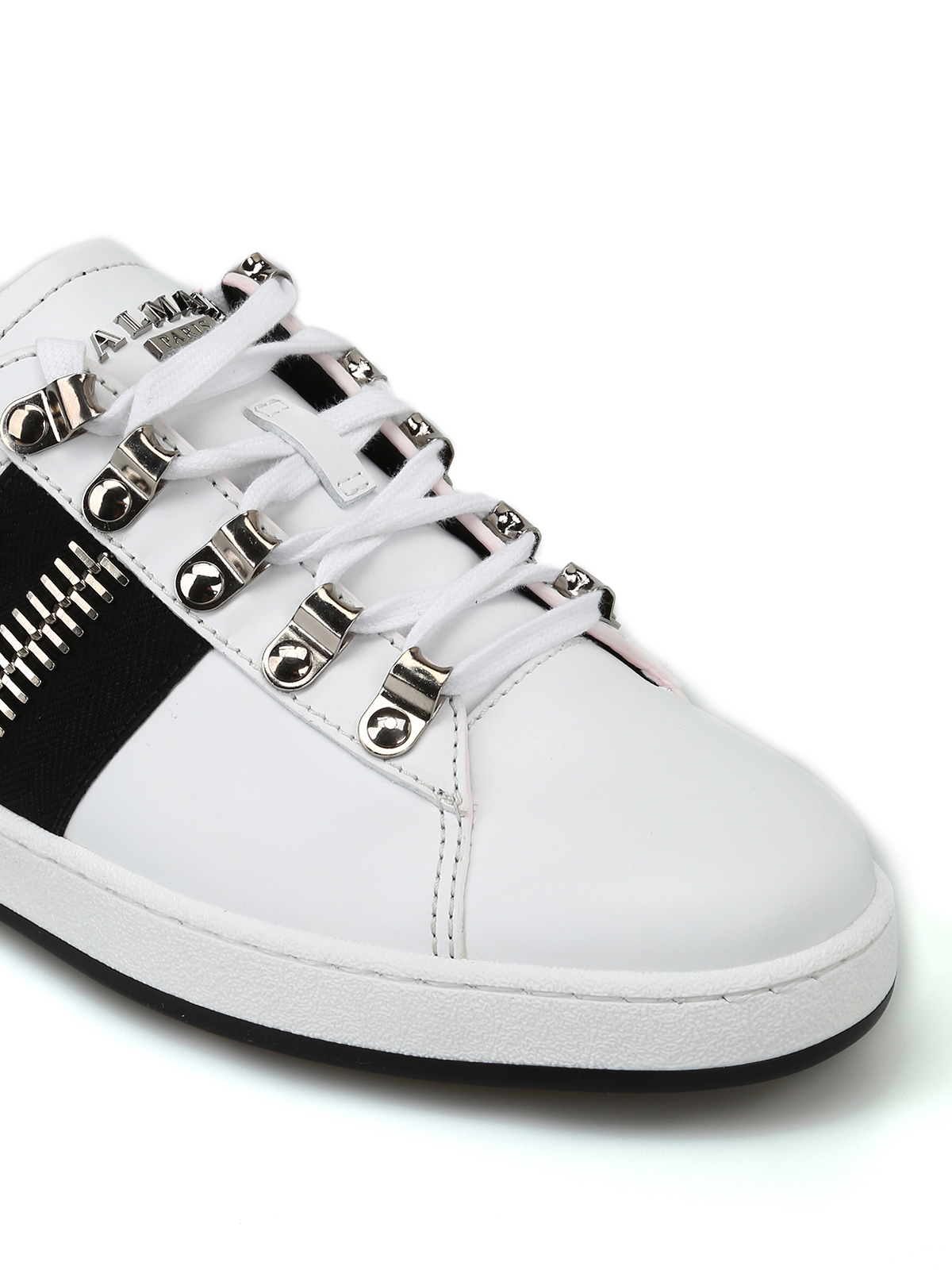 balmain white shoes