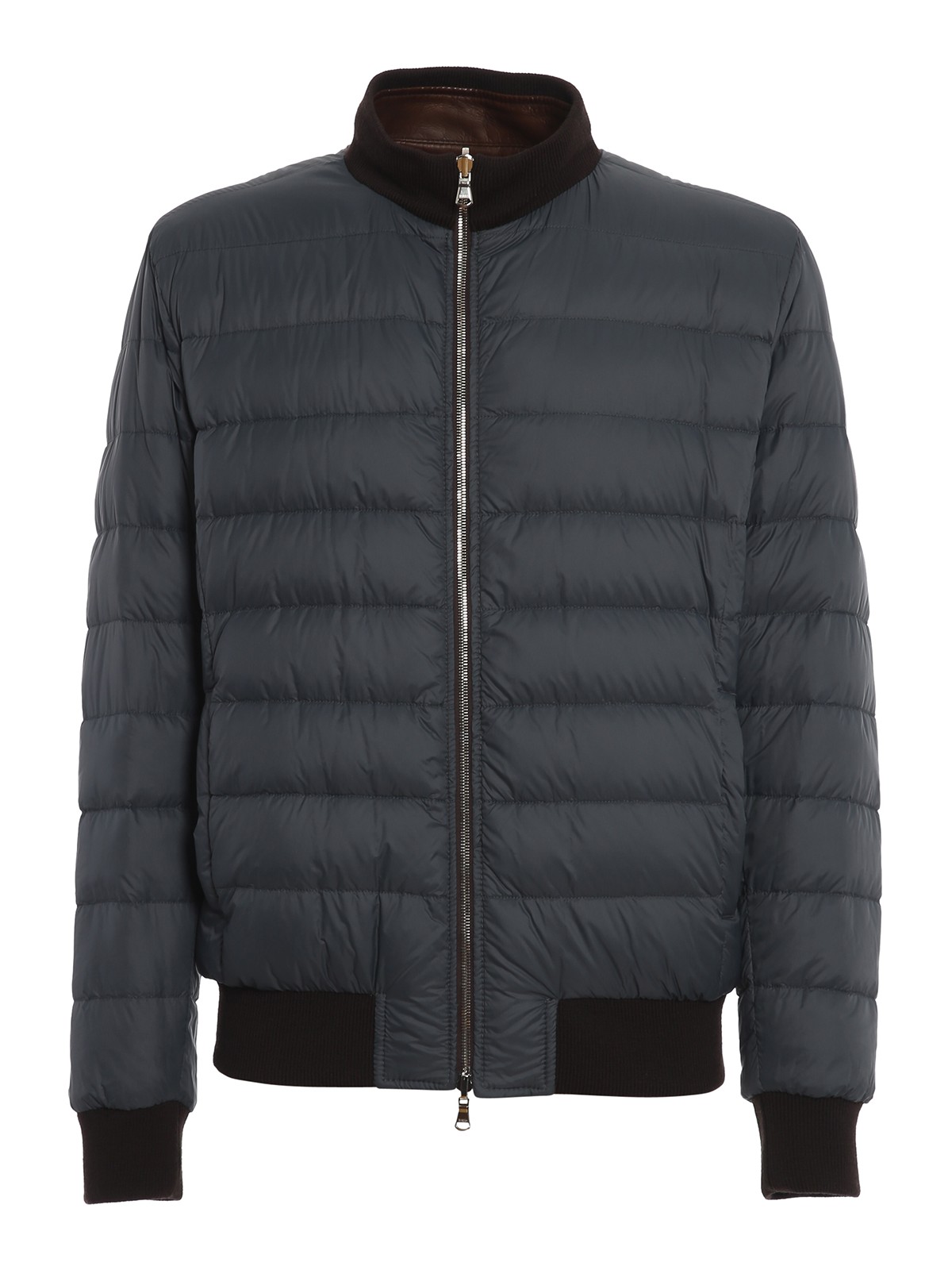 Barba - Reversible leather jacket - leather jacket - FOXLT40002