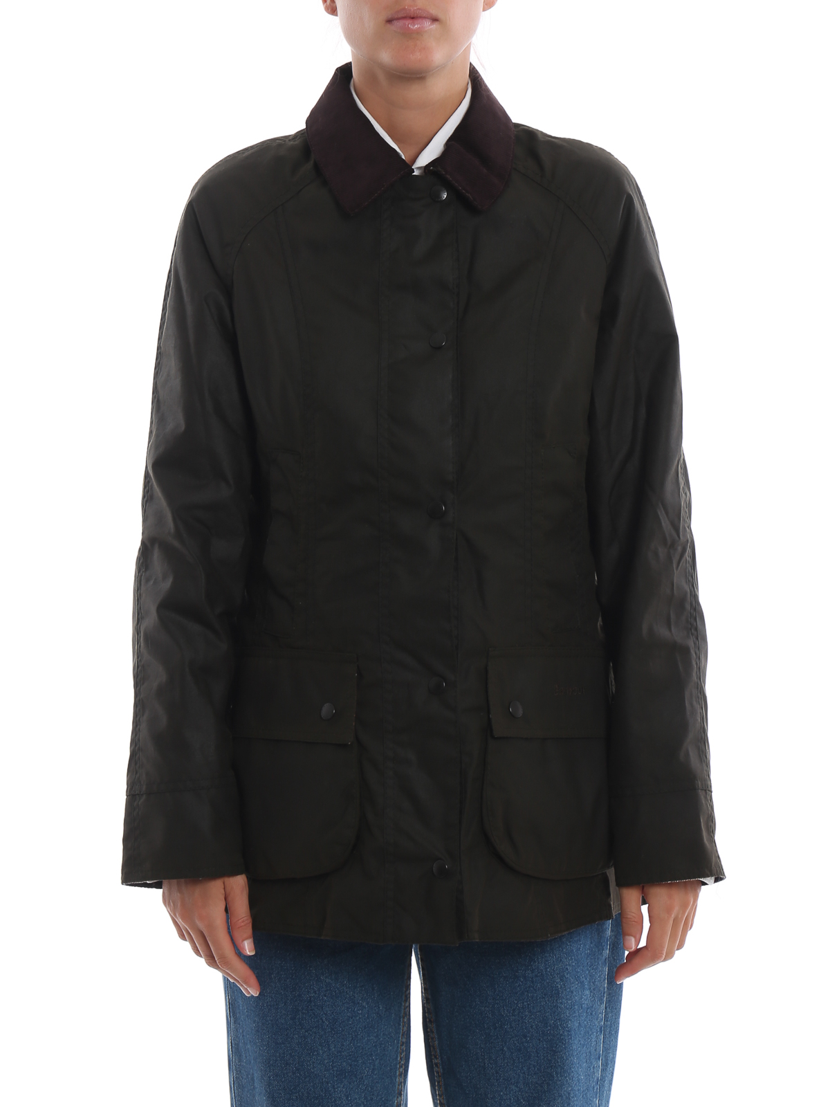 barbour cord collar jacket