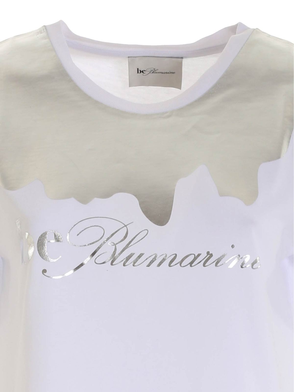 T-shirts Be Blumarine - Logo T-shirt in white - 22400369 | iKRIX.com